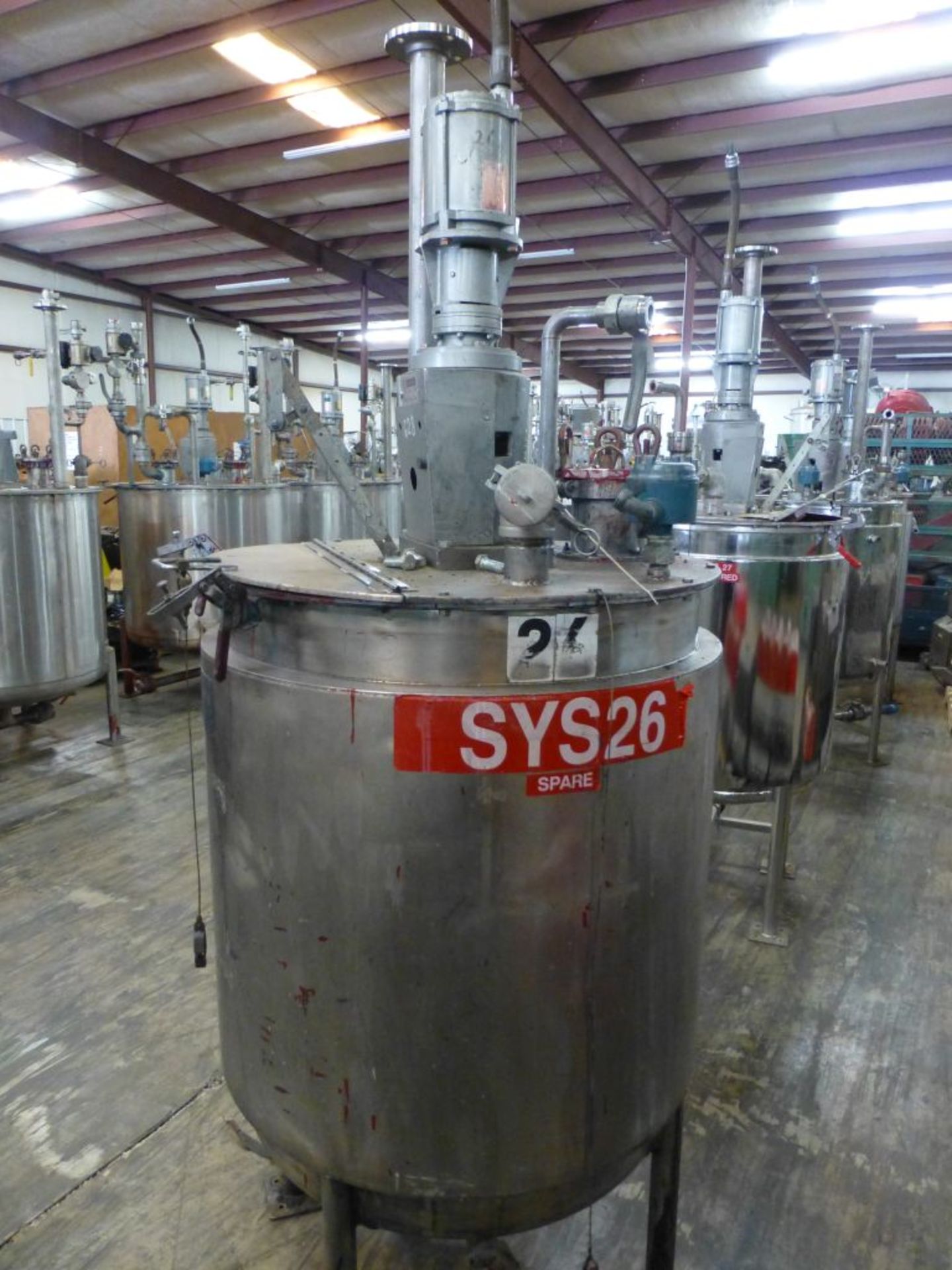 1987 Graco 616-341 Stainless Steel Tank|Includes:; Graco Agitator & Drexel Brook Sensor Model No.