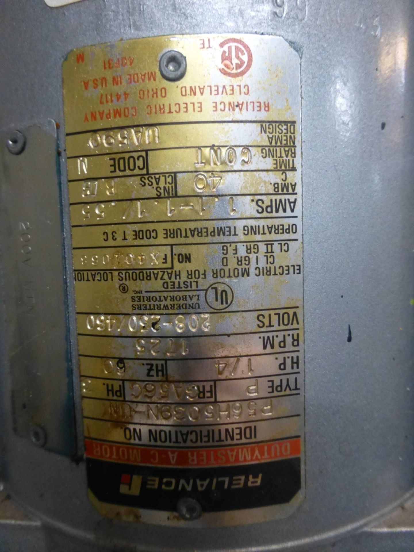 1987 Graco 616-341 Stainless Steel Tank|Includes:; Graco Agitator & Drexel Brook Sensor Model No. - Image 8 of 8