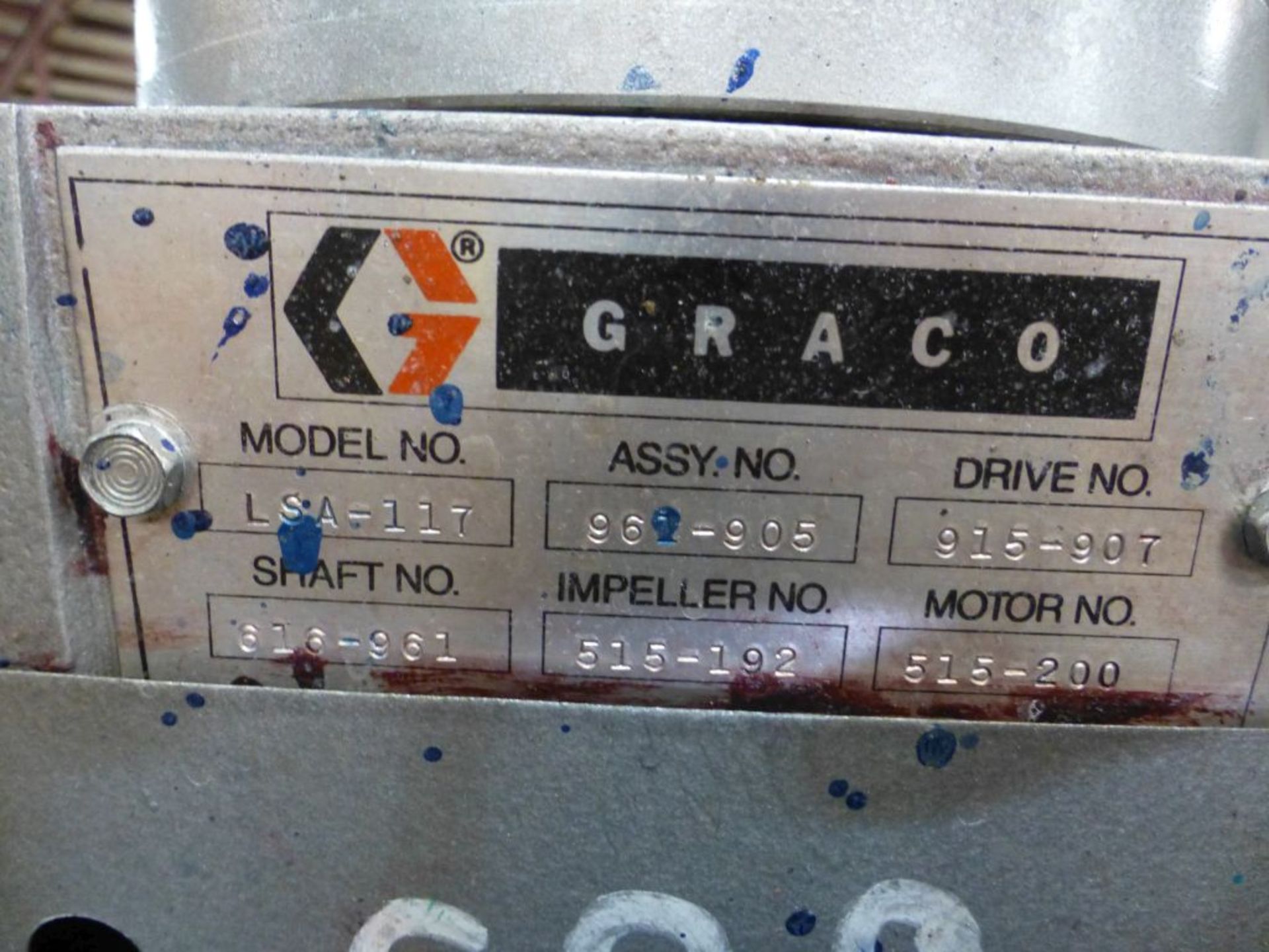 1987 Graco 616-341 Stainless Steel Tank|Includes:; Graco Agitator & Drexel Brook Sensor Model No. - Image 6 of 8