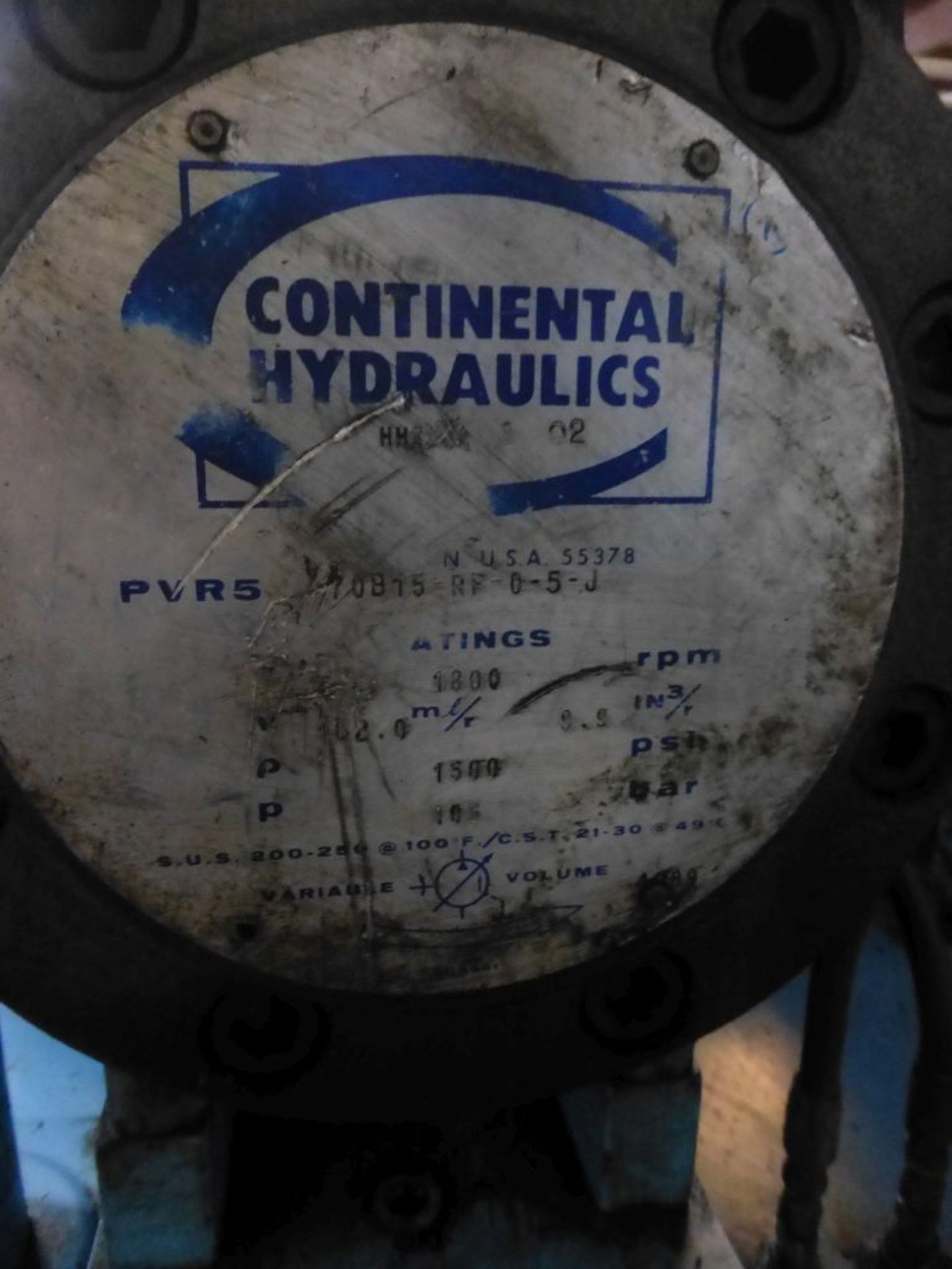 Continental Hydraulics Polypac Oil Pump|ID No. P87-590 YR3798; 330 Gallons - Image 14 of 24