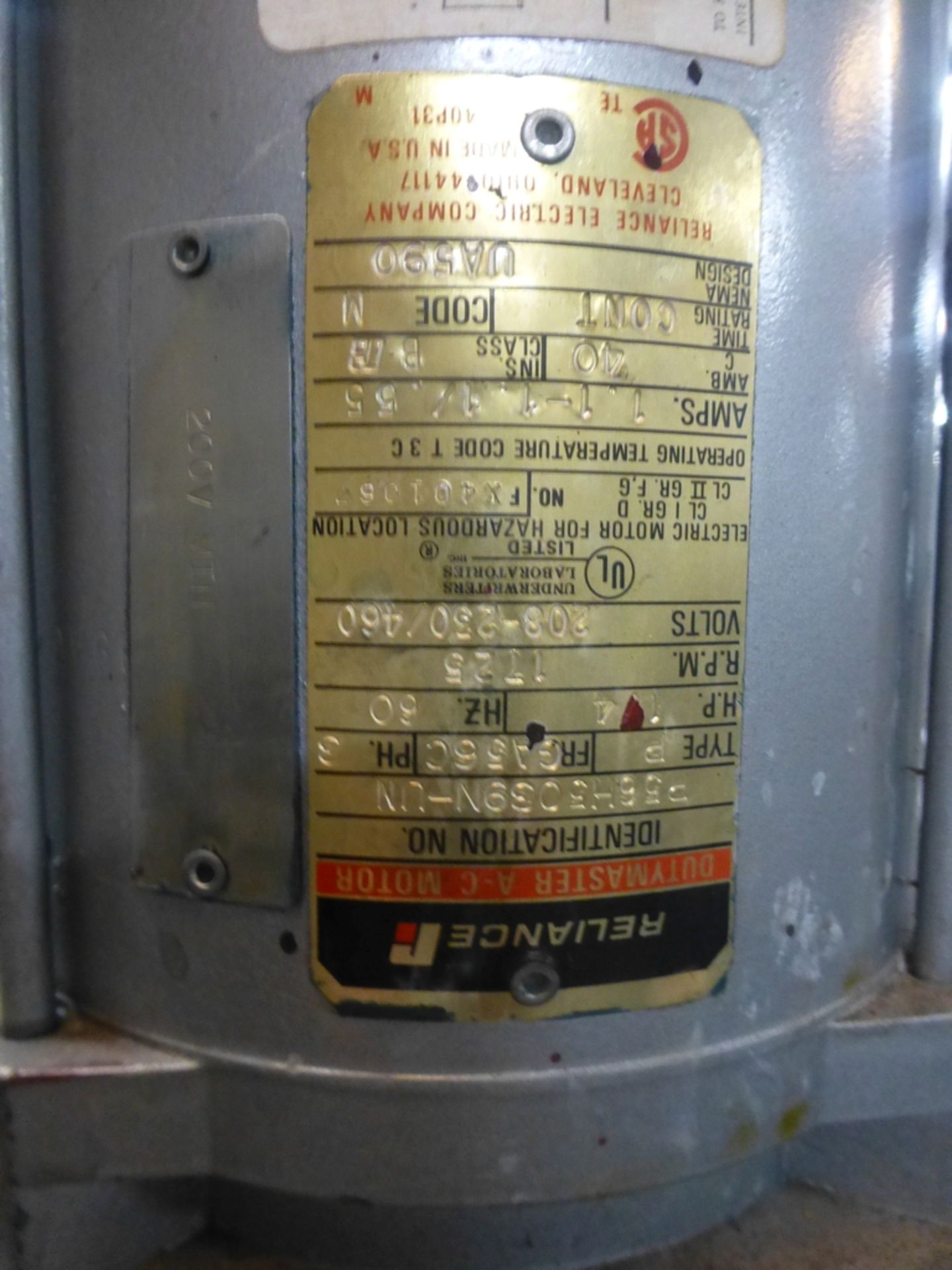 1987 Graco 616-337 Stainless Steel Tank|Includes: Graco Agitator Model No. LSA-117; (2) UFM Flow - Image 7 of 7