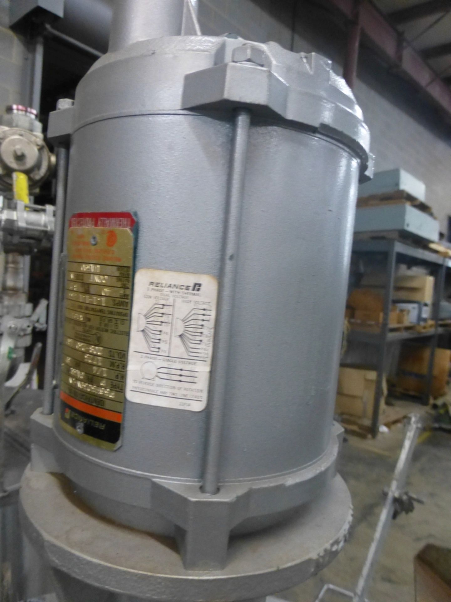 1987 Graco 616-337 Stainless Steel Tank|Includes: Graco Agitator Model No. LSA-117; (2) UFM Flow - Image 8 of 9