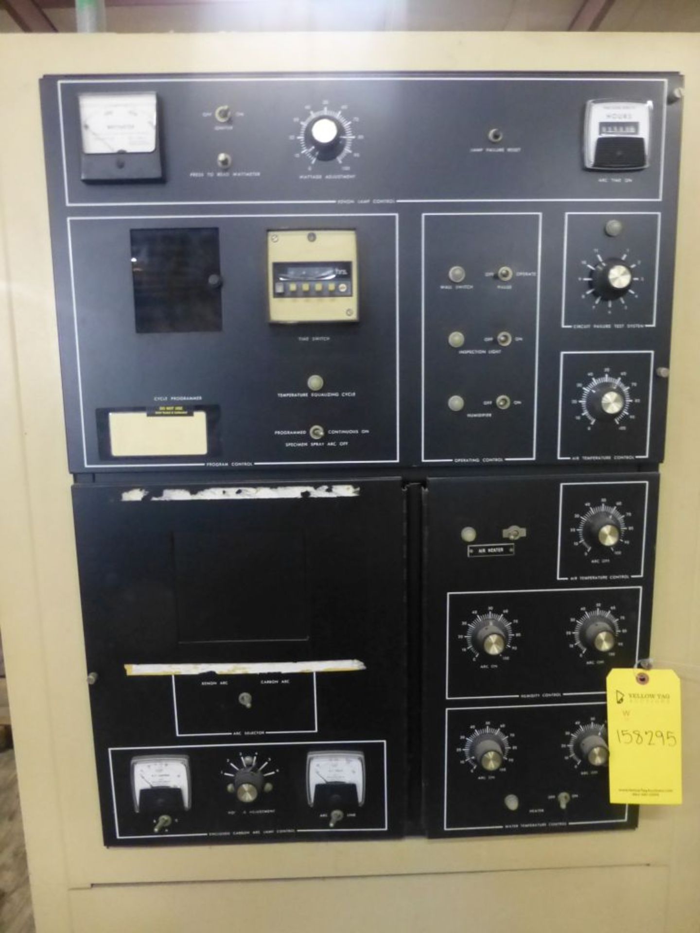 Atlas Elec. Fade-Ometer|Model No. 25/18FT; 230V; 70A; 3PH; Hours: 5,086; 33 1/2"L x 44 3/8"W x 69"H - Image 5 of 10