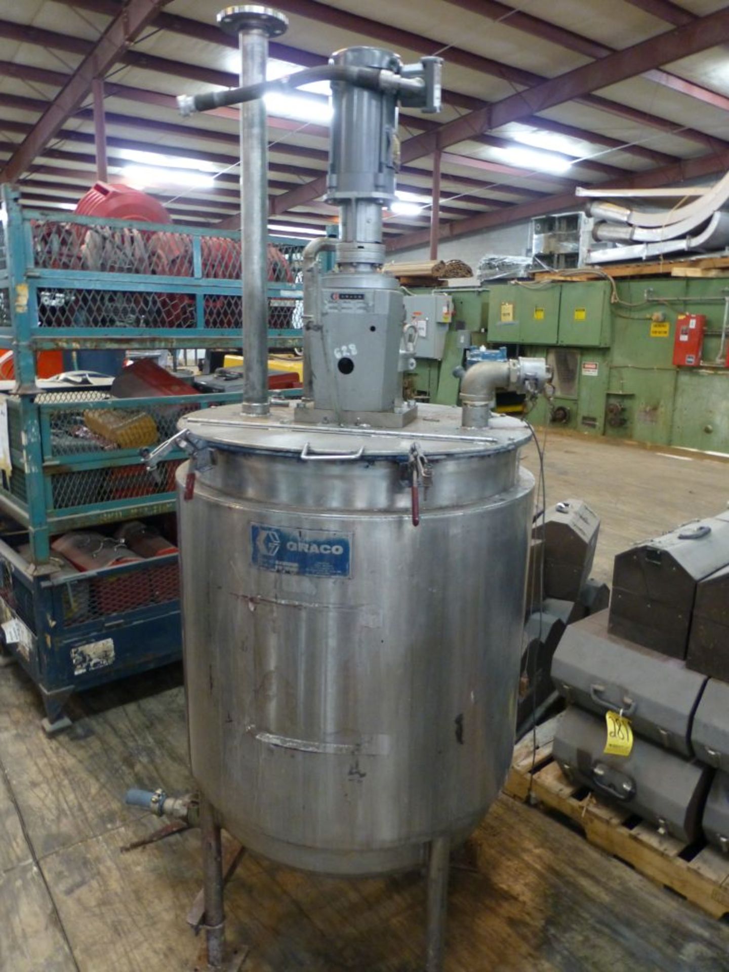 1987 Graco 616-341 Stainless Steel Tank|Includes:; Graco Agitator & Drexel Brook Sensor Model No.