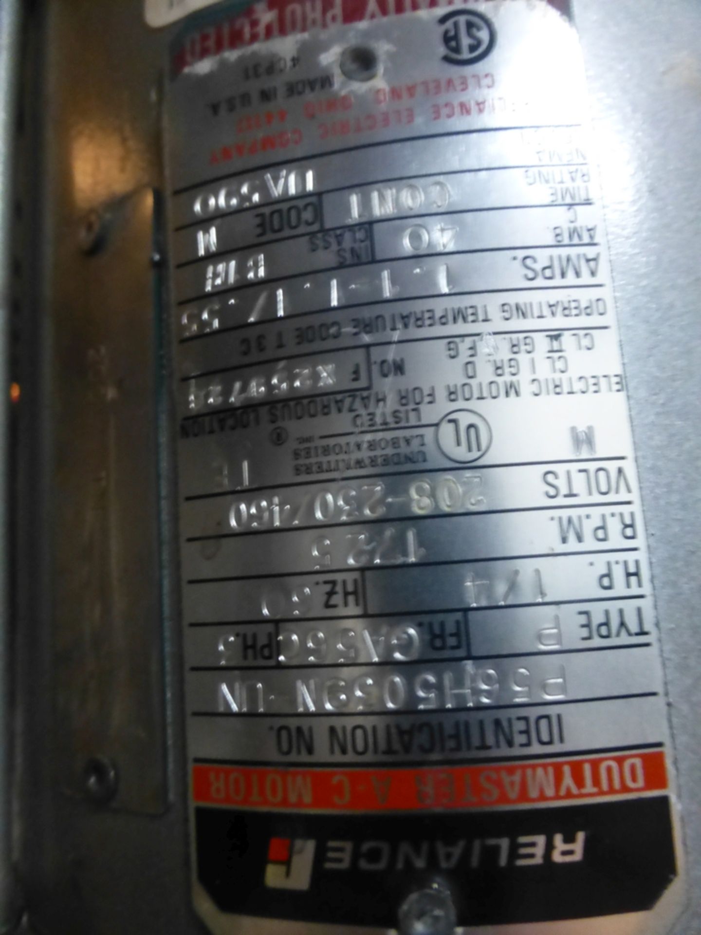 1987 Graco 616-341 Stainless Steel Tank|Includes:; Graco Agitator & Drexel Brook Sensor Model No. - Image 8 of 8