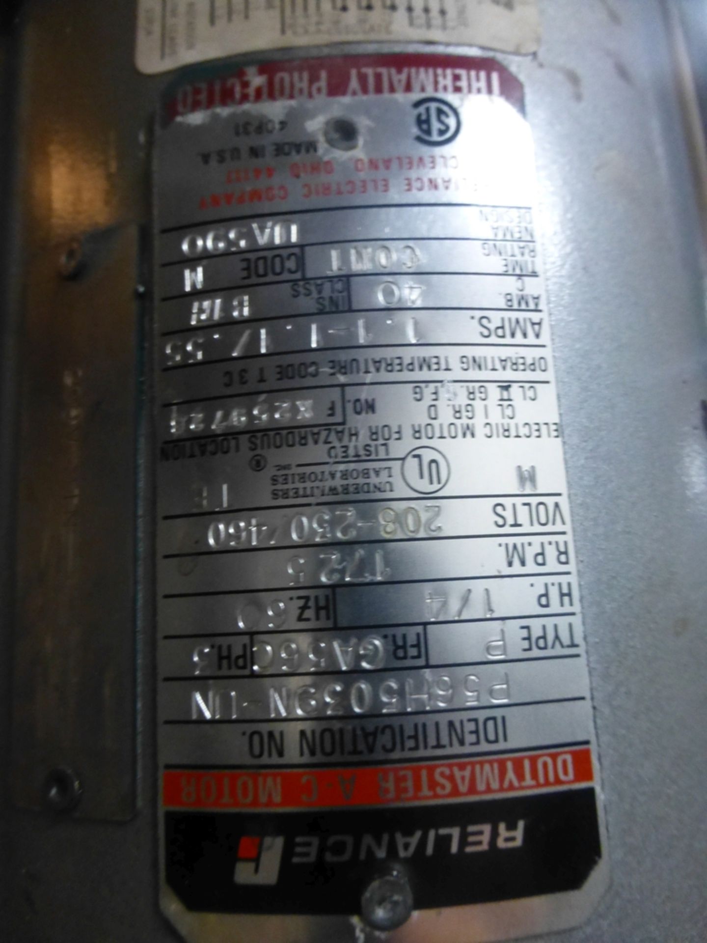 1987 Graco 616-341 Stainless Steel Tank|Includes:; Graco Agitator & Drexel Brook Sensor Model No. - Image 7 of 8