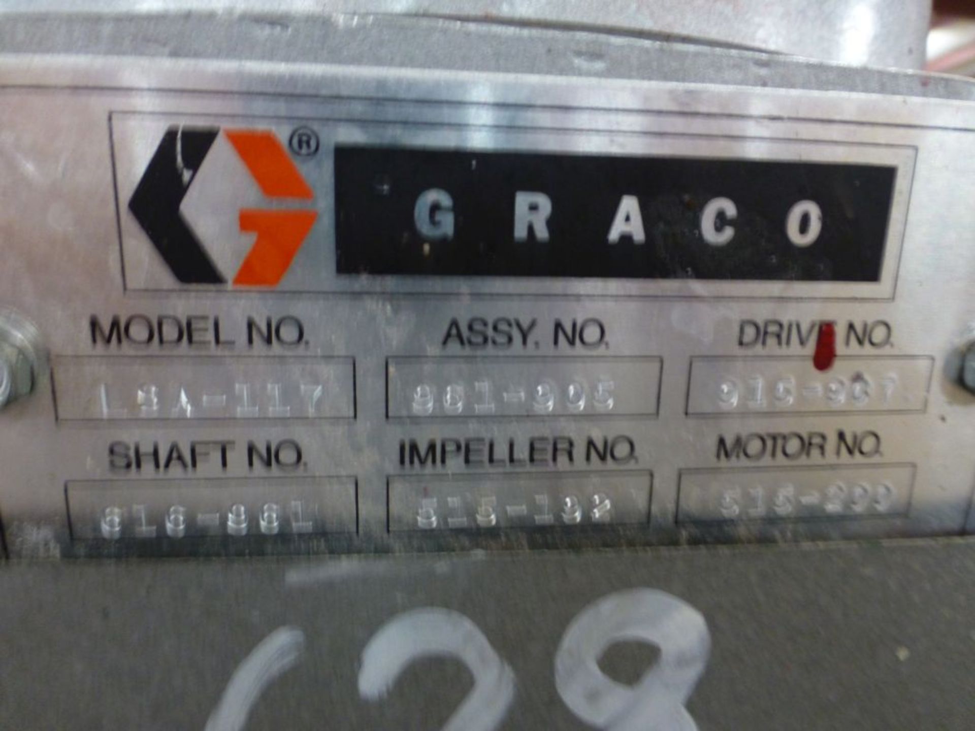 1987 Graco 616-341 Stainless Steel Tank|Includes:; Graco Agitator & Drexel Brook Sensor Model No. - Image 5 of 8