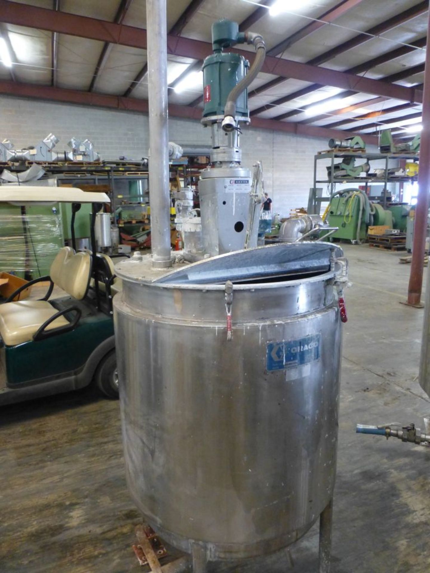 1987 Graco 616-341 Stainless Steel Tank|Includes:; Graco Agitator & Drexel Brook Sensor Model No. - Image 2 of 8