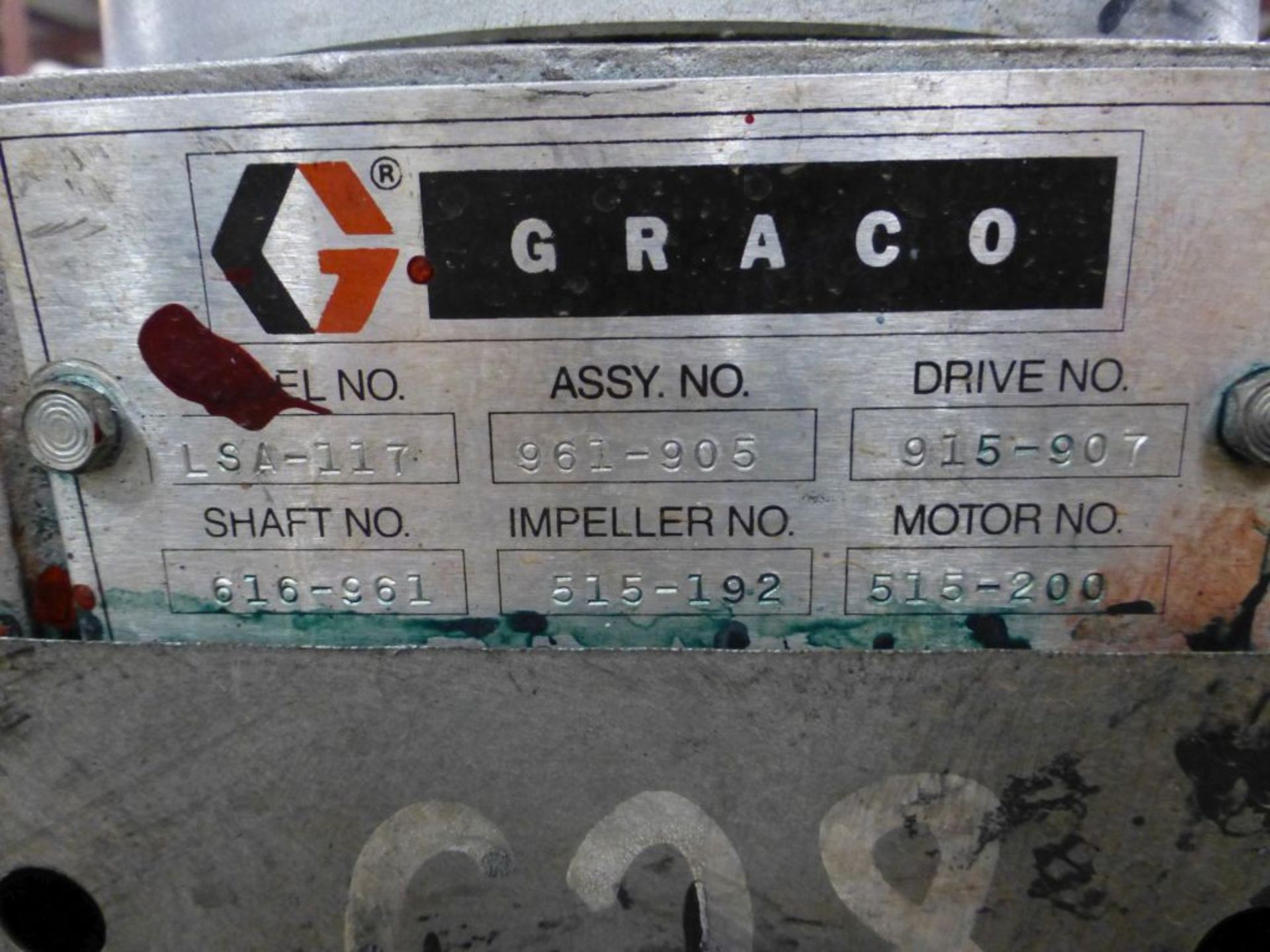 1987 Graco 616-337 Stainless Steel Tank|Includes: Graco Agitator Model No. LSA-117; (2) UFM Flow - Image 5 of 7