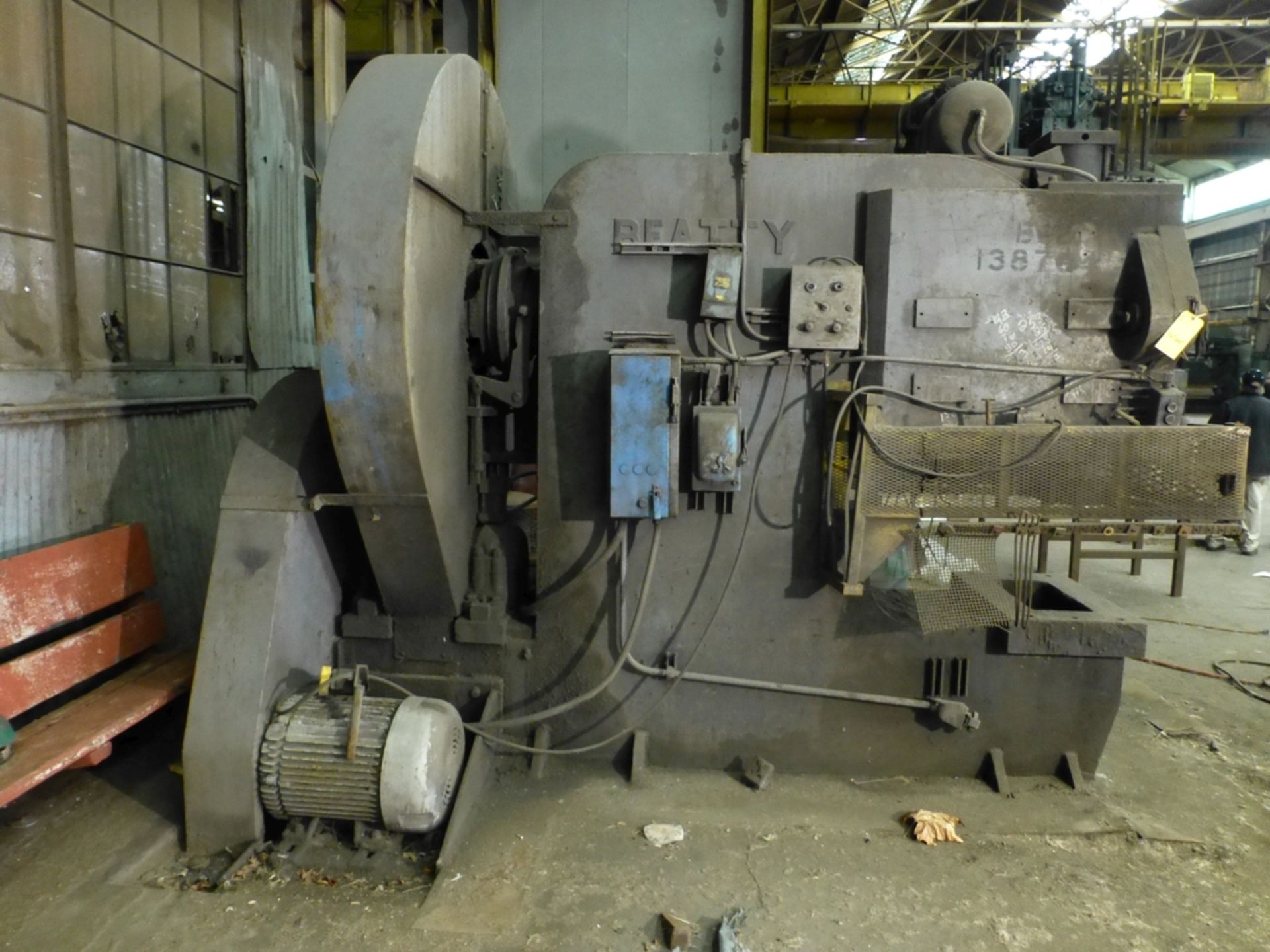 Beatty 425 Ton Mechanical C-Frame Press|Model No. 12; S/N: 20130; 21" x 34 1/2" Bed