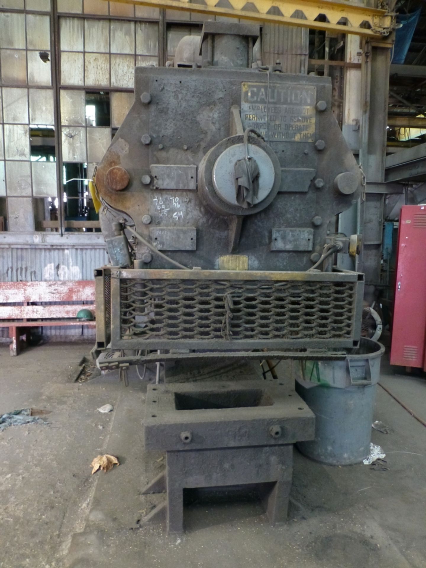 Beatty 425 Ton Mechanical C-Frame Press|Model No. 12; S/N: 20130; 21" x 34 1/2" Bed - Image 2 of 7