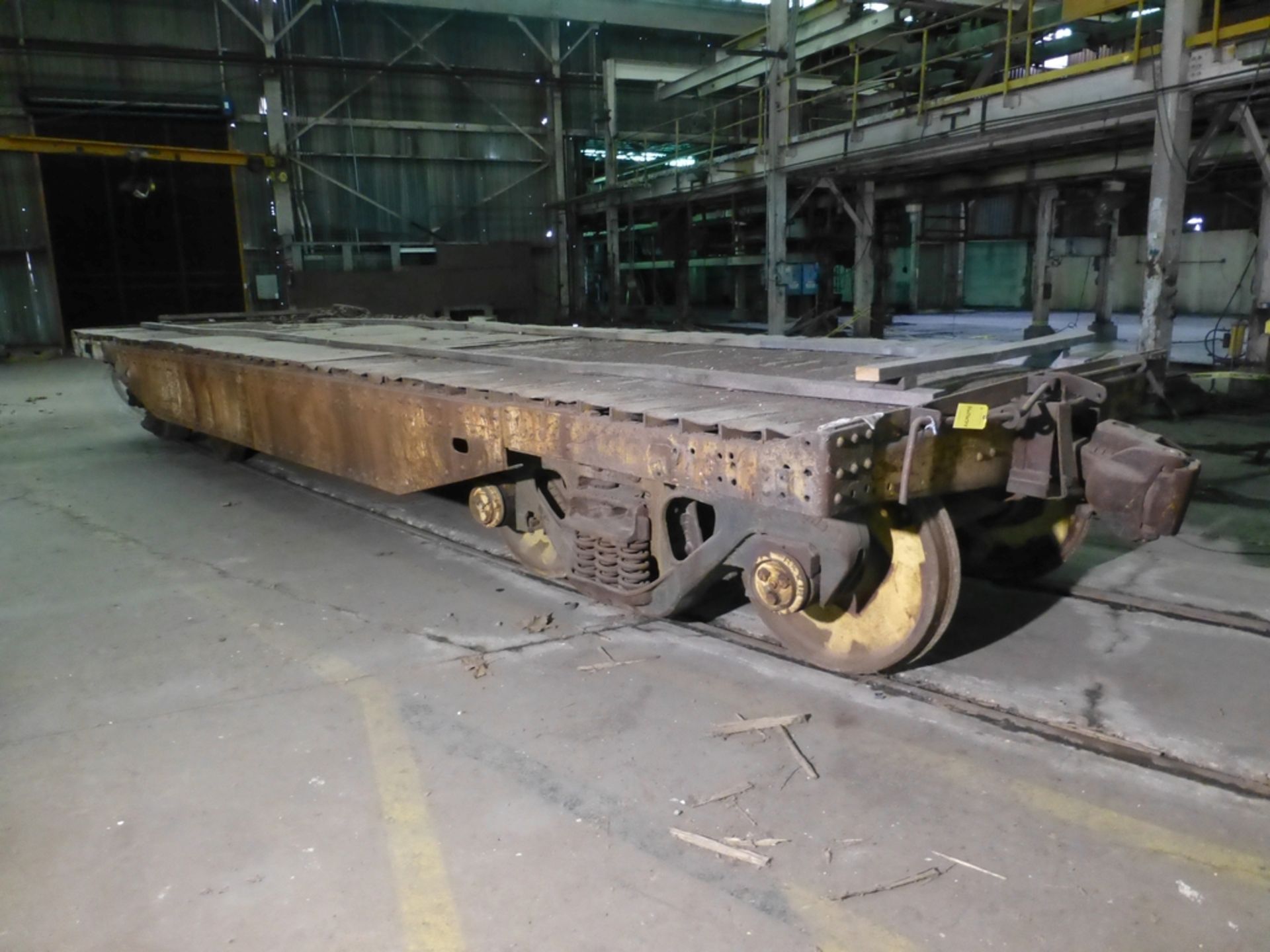 32' Flatbed Material Transport Rail Car|9' Wide - Image 2 of 9