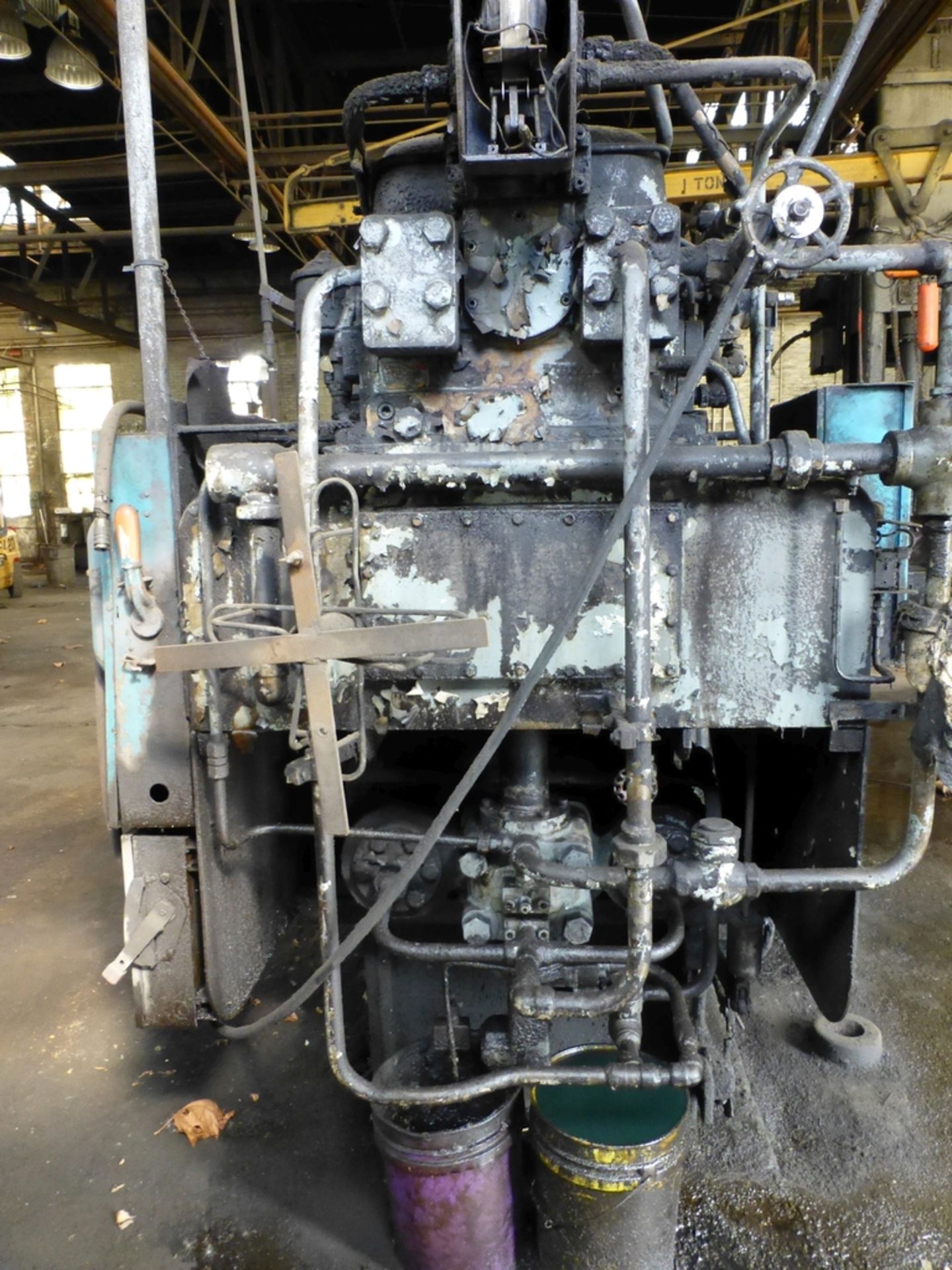 Williams & White 100 Ton Hydraulic Bulldozer|12" x 60" Cross Head; S/N: 0-3154 - Image 12 of 16