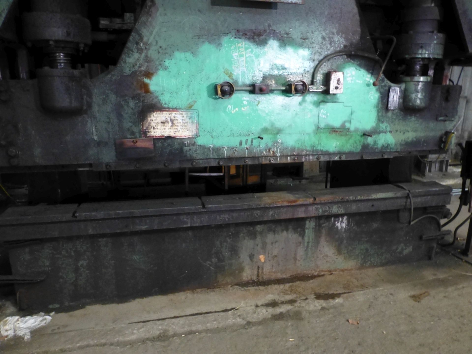 Steelweld 12' Mechanical Press Brake|Model No. K510; S/N M1425; 10' 6" Between Housings; 10' x 1/ - Image 5 of 12