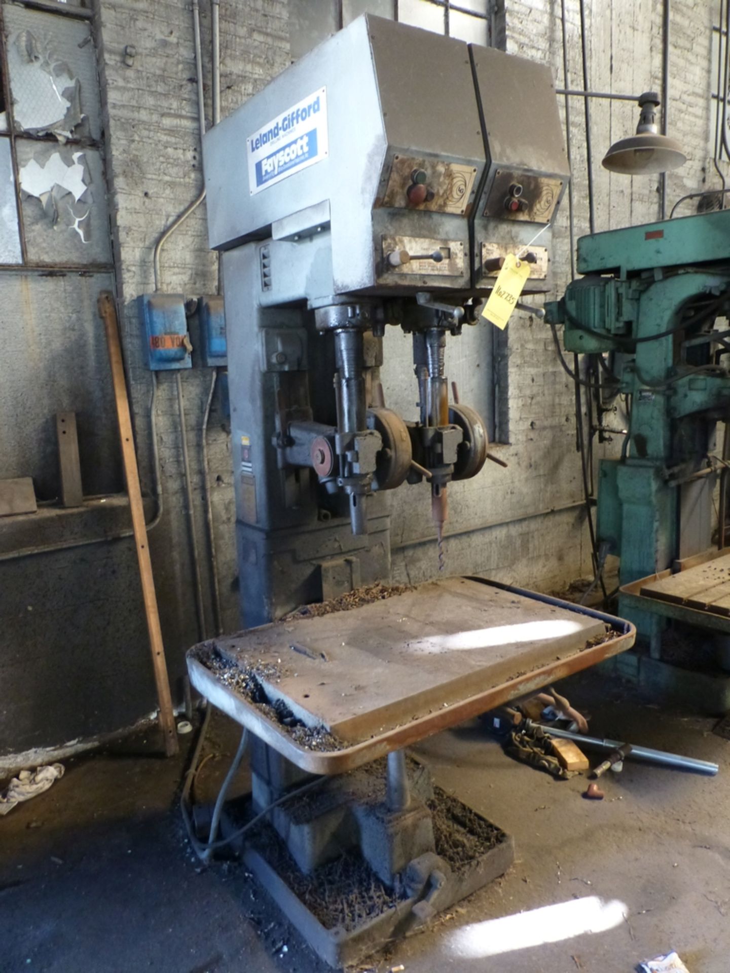 Leland Gifford 2-Spindle Drill Press