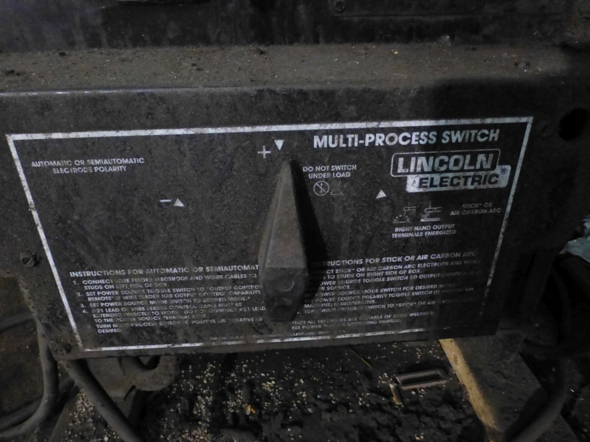 Lincoln Idealarc DC 600 Multi-Process Welder|With LF-74 Wire Feed - Image 9 of 13