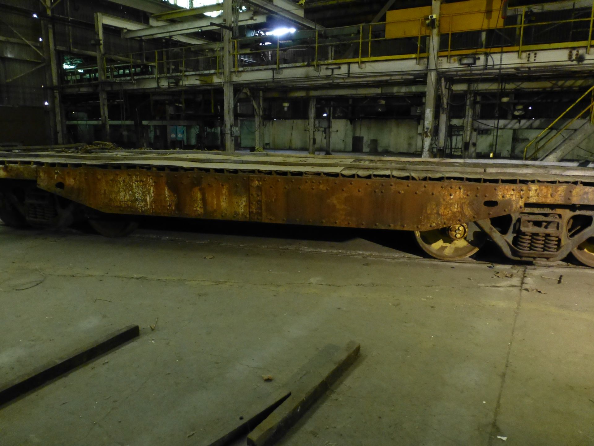 32' Flatbed Material Transport Rail Car|9' Wide - Image 3 of 9