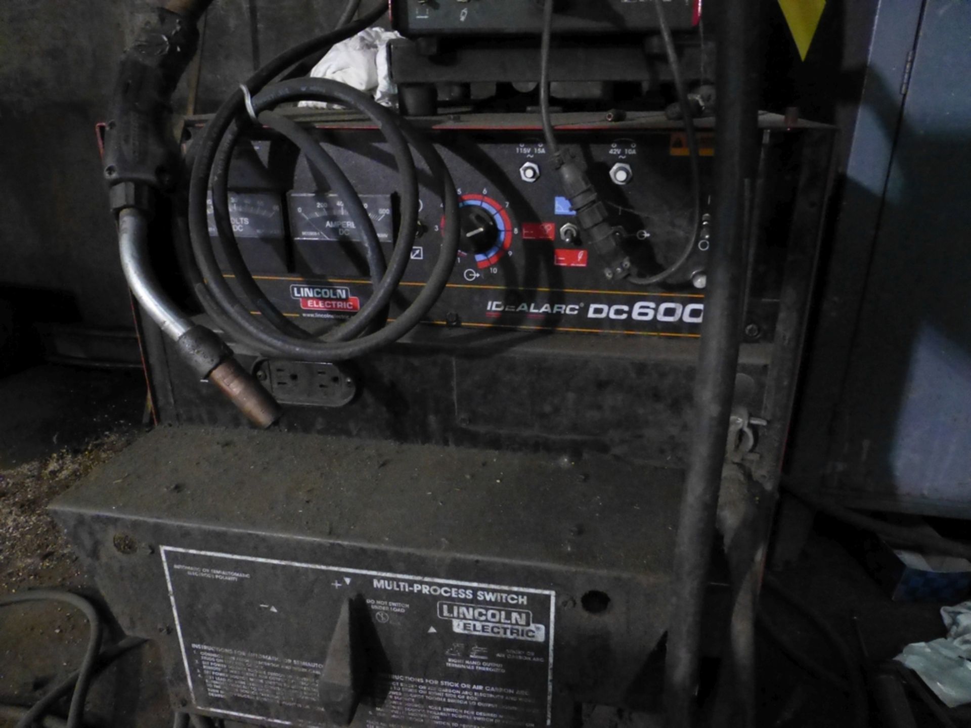 Lincoln Idealarc DC 600 Multi-Process Welder|With LF-74 Wire Feed - Image 3 of 13