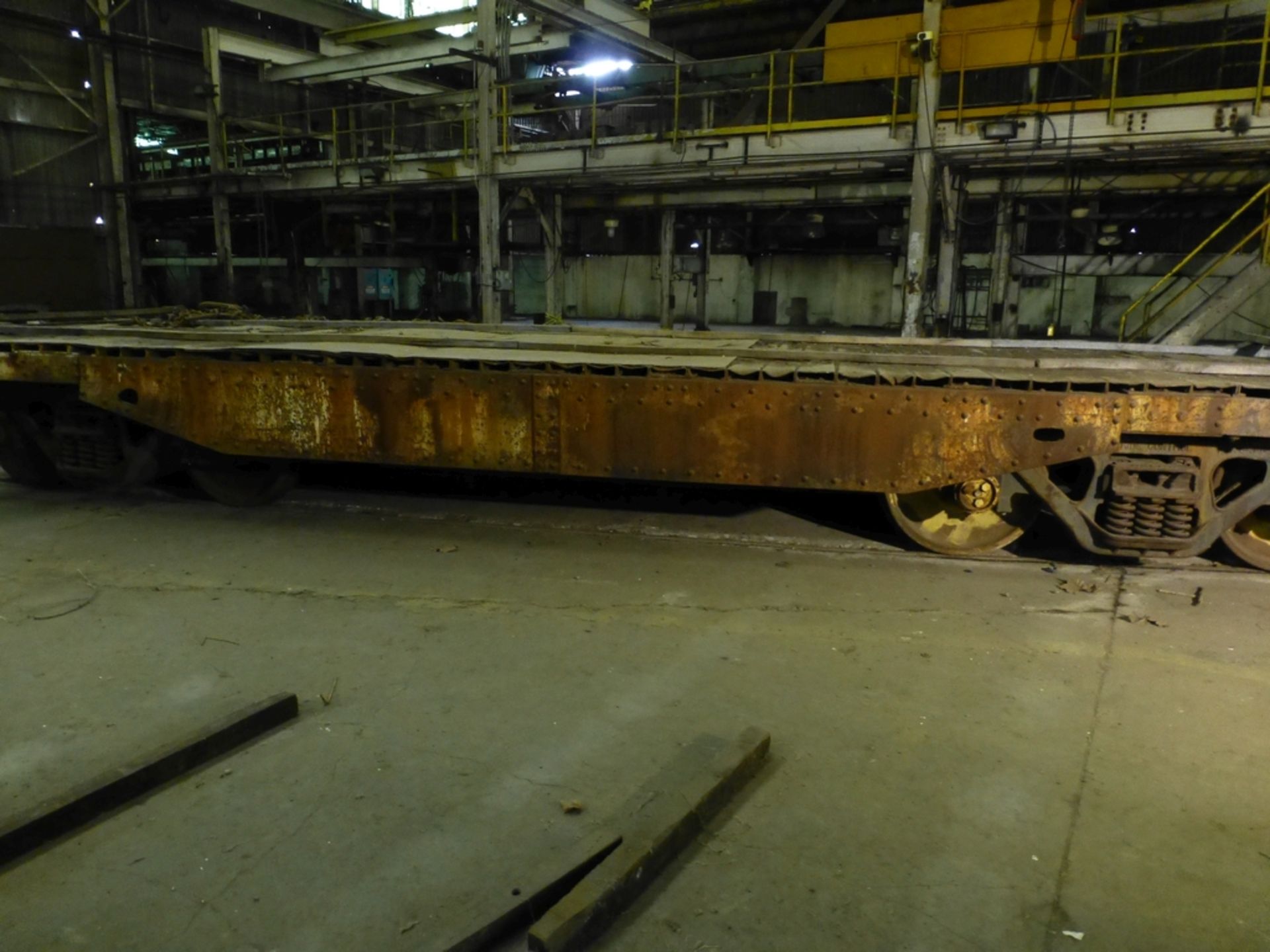 32' Flatbed Material Transport Rail Car|9' Wide - Image 4 of 9