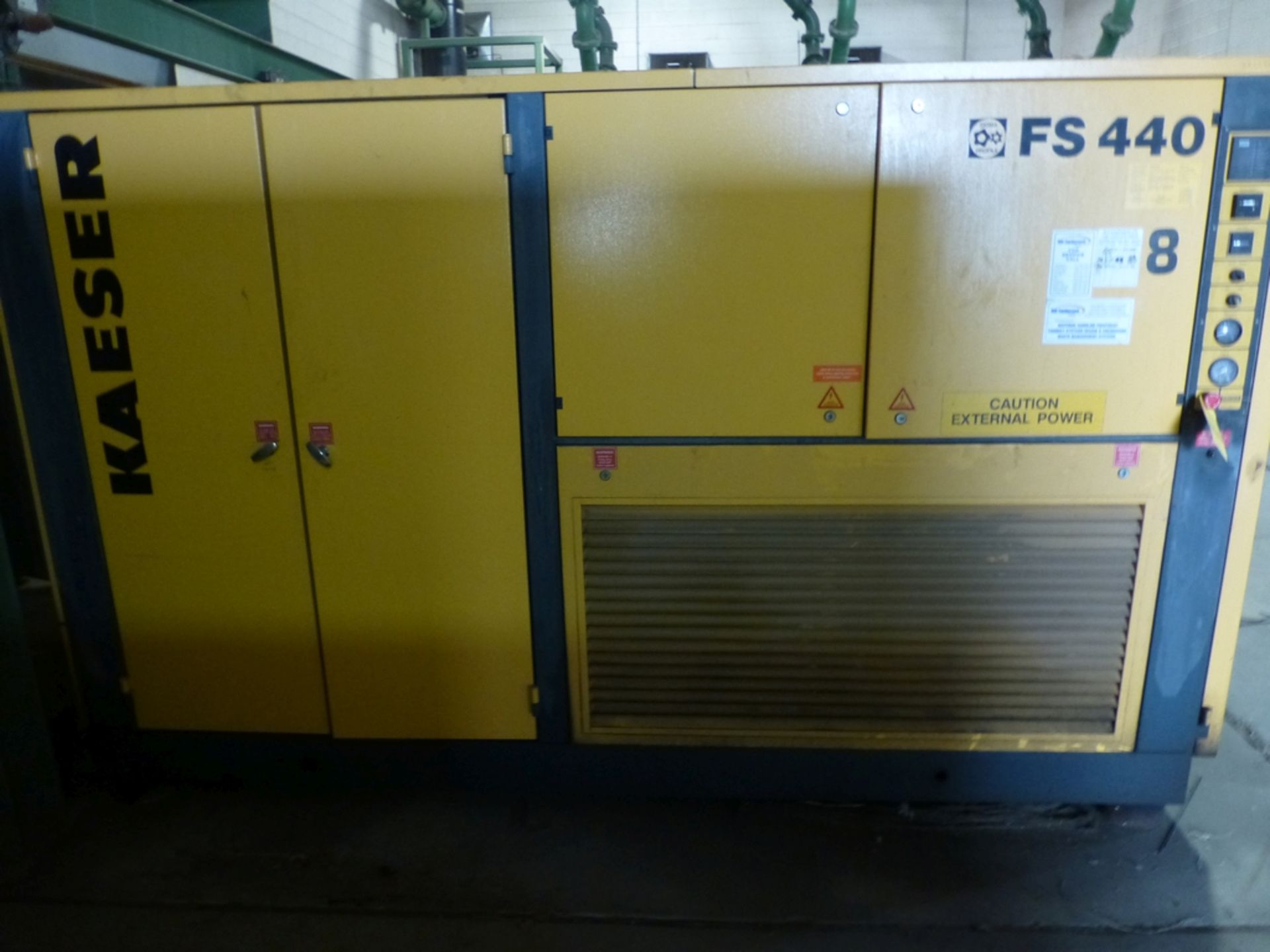 Kaeser 335 HP Air Compressor|Model No. FS440; 110 PSI; 1,645 CFM; S/N 441298; Service Hours: 20,610; - Image 3 of 13