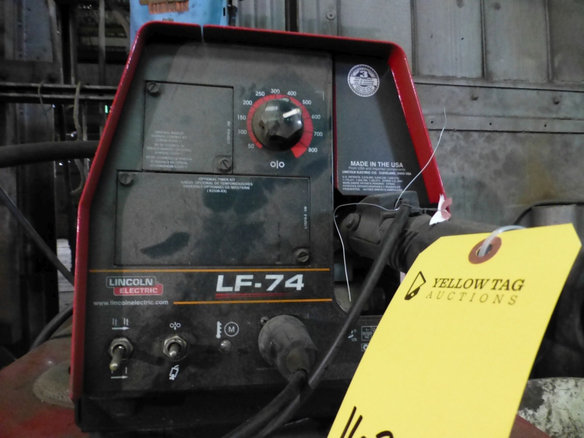 Lincoln Idealarc DC 600 Multi-Process Welder|With LF-74 Wire Feed - Image 8 of 12