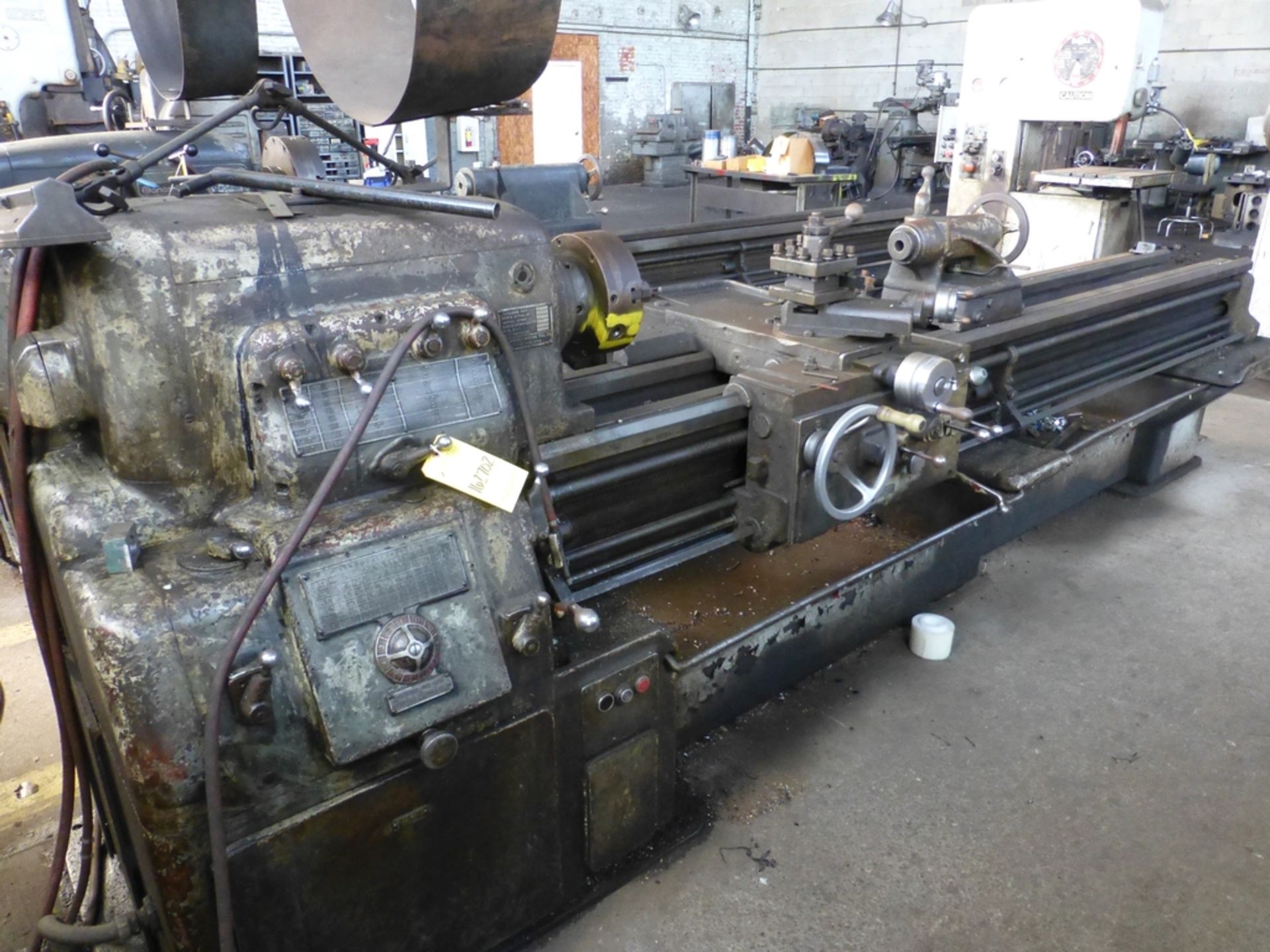 Monarch 16" x 102" Engine Lathe|With Taper Attachment; 10" 3-Jaw Chuck; 19-800 RPM; S/N 43077