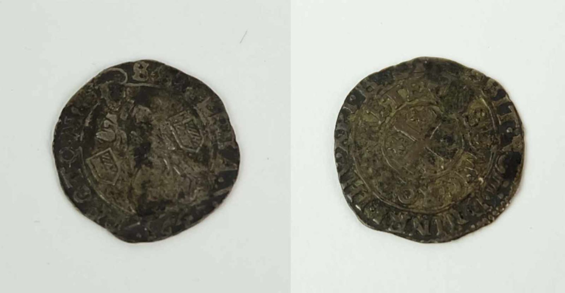 LOTHRINGEN, Stadt Metz, Demi-Gros/ 1/2 Groschen,1647, ca. 1g Silber, Dm ca. 18 mm, s-ss
