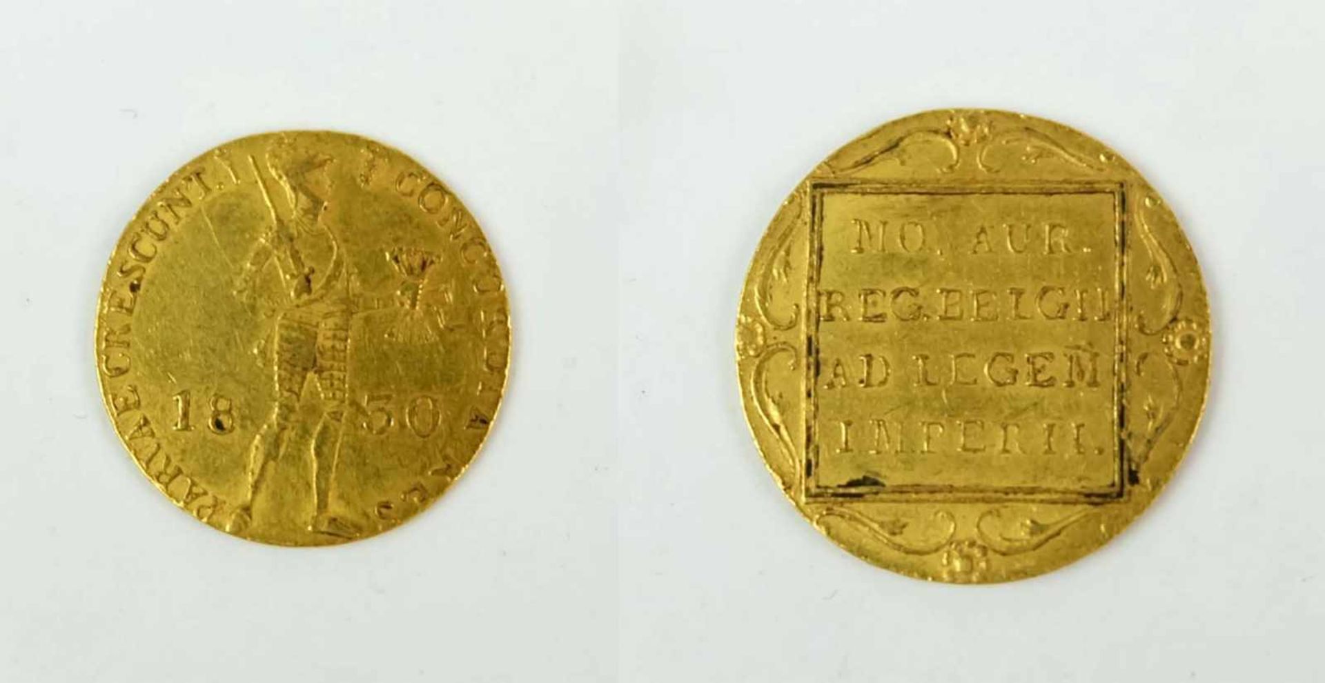 NIEDERLANDE, Wilhelm I., 1 Dukat, 1830, ca. 3,45g Gold