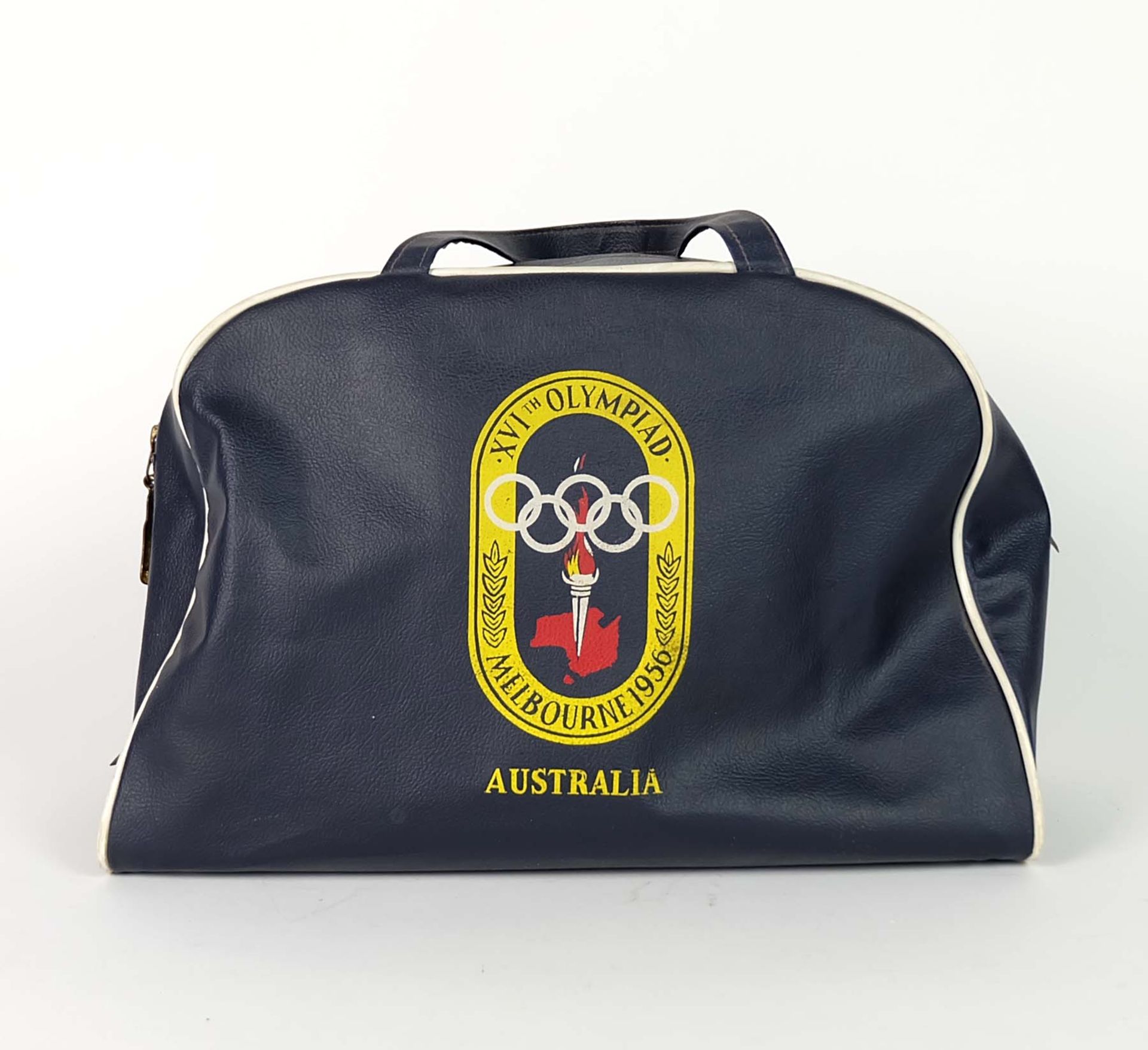 WEEKENDER/ TASCHE, Australian National Airways bzw. XVI th Olympiad/ Melbourne 1956, blaues