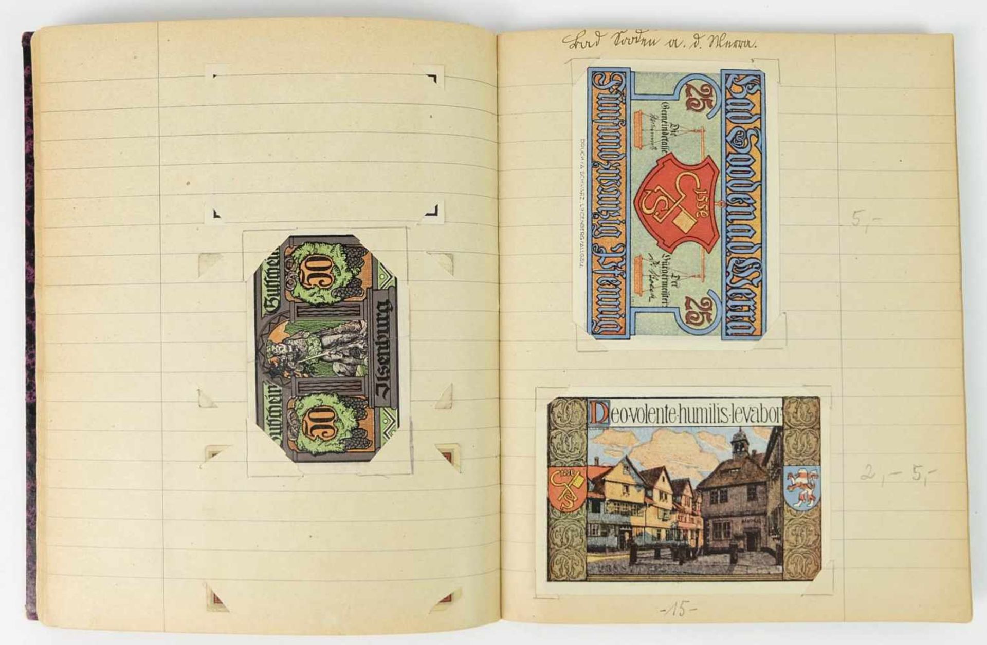 DEUTSCHES REICH, 1917-21, Sammlung Notgeldscheine, zus. ca. 79 Scheine, u.a. Bad Soden, Goslar, - Bild 2 aus 5