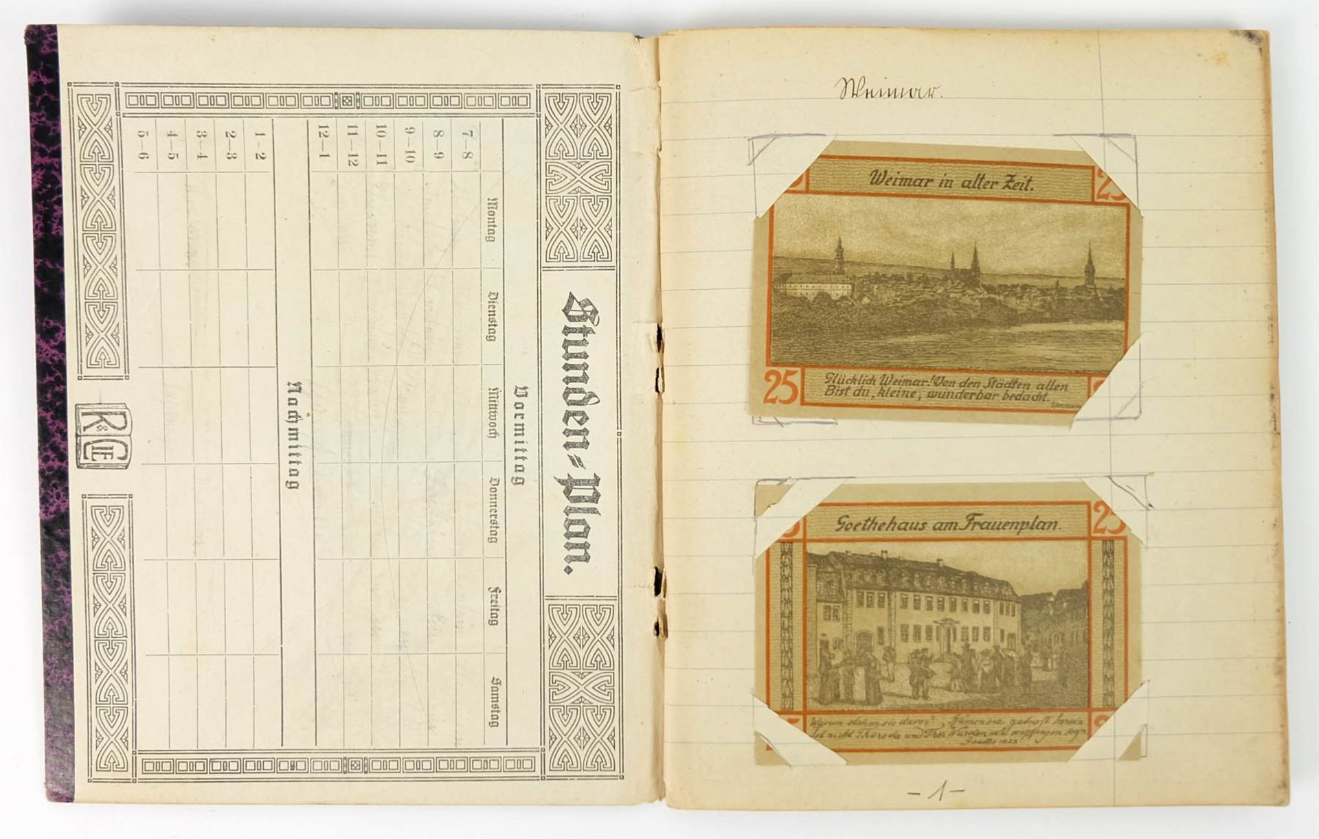 DEUTSCHES REICH, 1917-21, Sammlung Notgeldscheine, zus. ca. 79 Scheine, u.a. Bad Soden, Goslar,