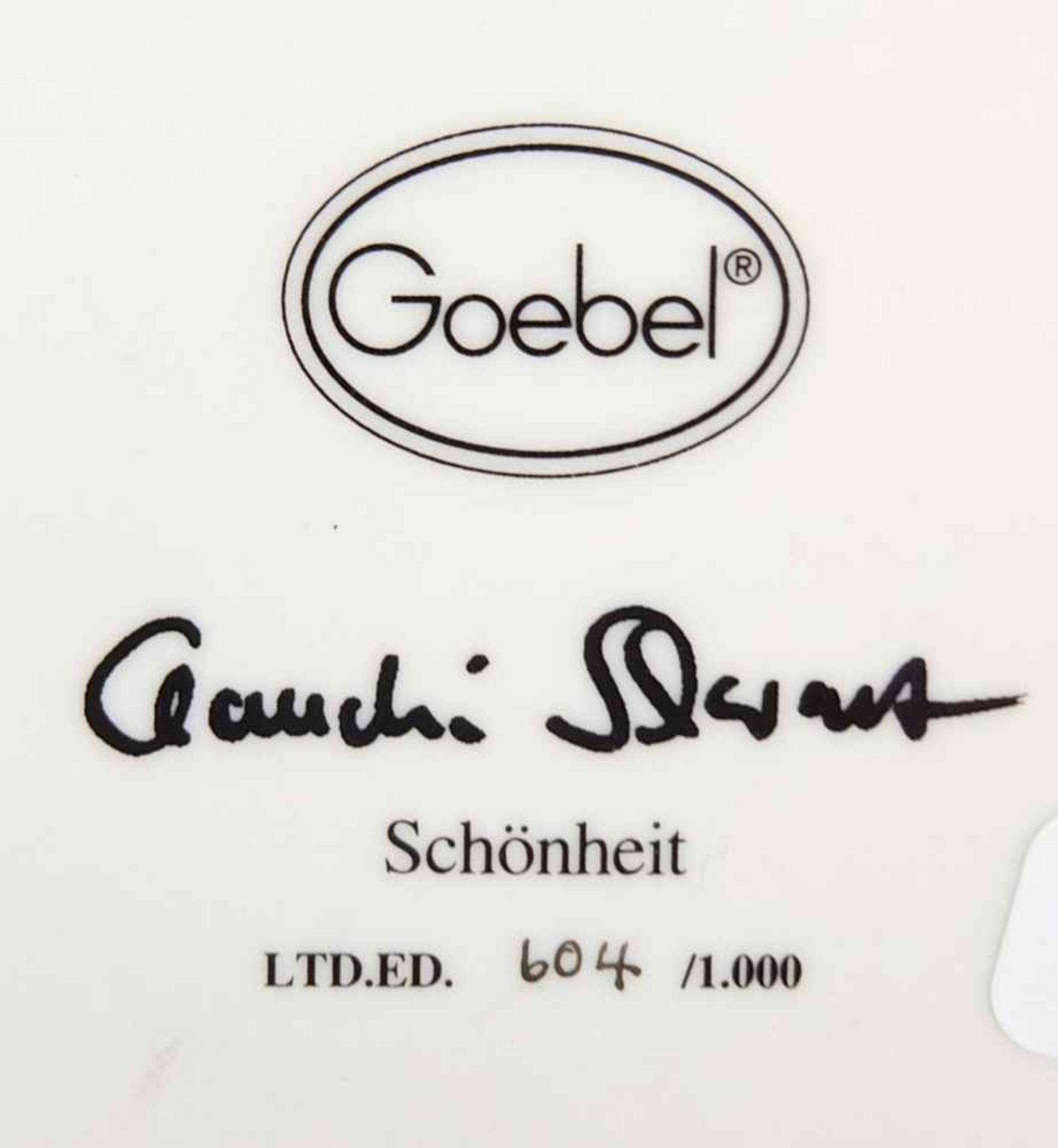 BÜSTE, Manufaktur Goebel/ Oeslau, Entwurf Claudia Schwarz (* 1960), "Schönheit", Kollektion Artis - Bild 2 aus 2