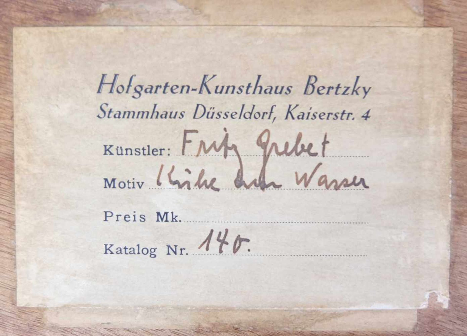 SEYLER, Julius (*1873 München †1955 ebd.), Öl/ Papier, Bauer mit Pferd, rechts unten sign, - Bild 3 aus 3