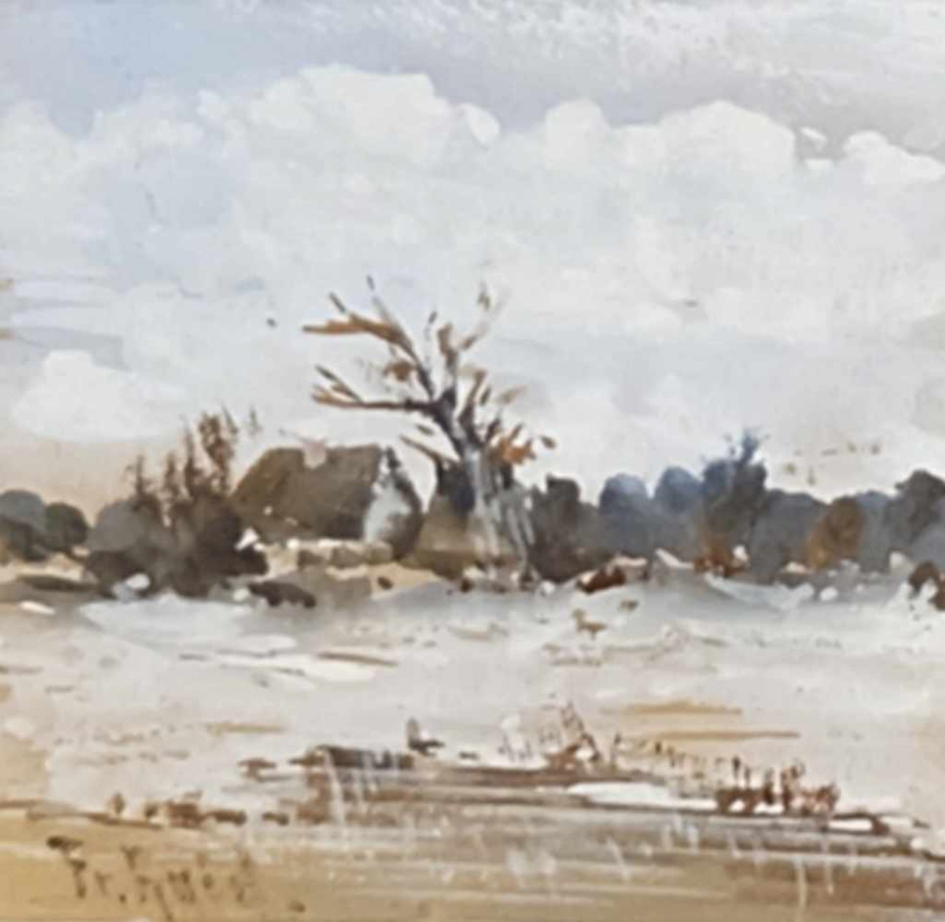 HAID, Fritz (*1906 München †1985 ebd), Aquarelle, Serie von 2, See- bzw Moorlandschaft, je links - Bild 2 aus 3