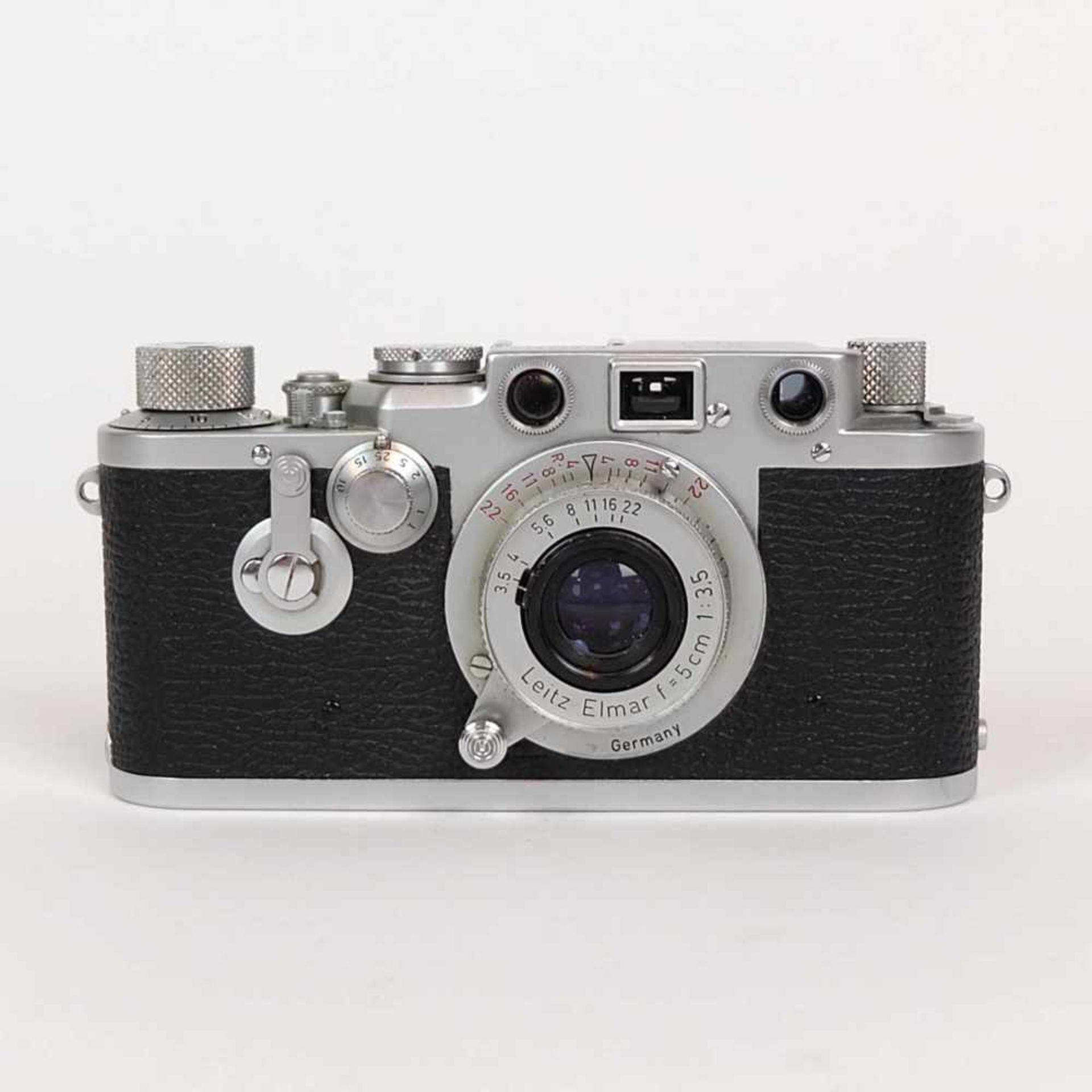 KAMERA, Leica IIIf, Hersteller Ernst Leitz/ Wetzlar, um 1954f., mit Selbstauslöser, Seriennr.