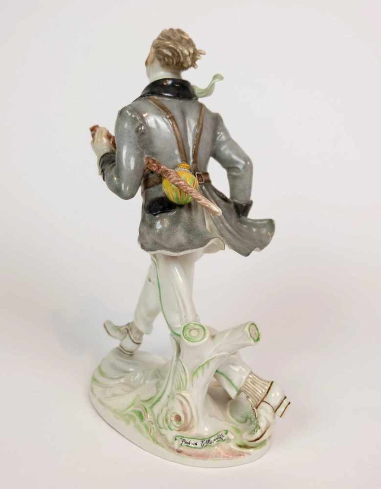 MÜNCH-KHE, Willi (*1885 Karlsruhe †1960 ebd) für Staatl. Porzellanmanuf. Meissen, polychrom, " - Bild 3 aus 4