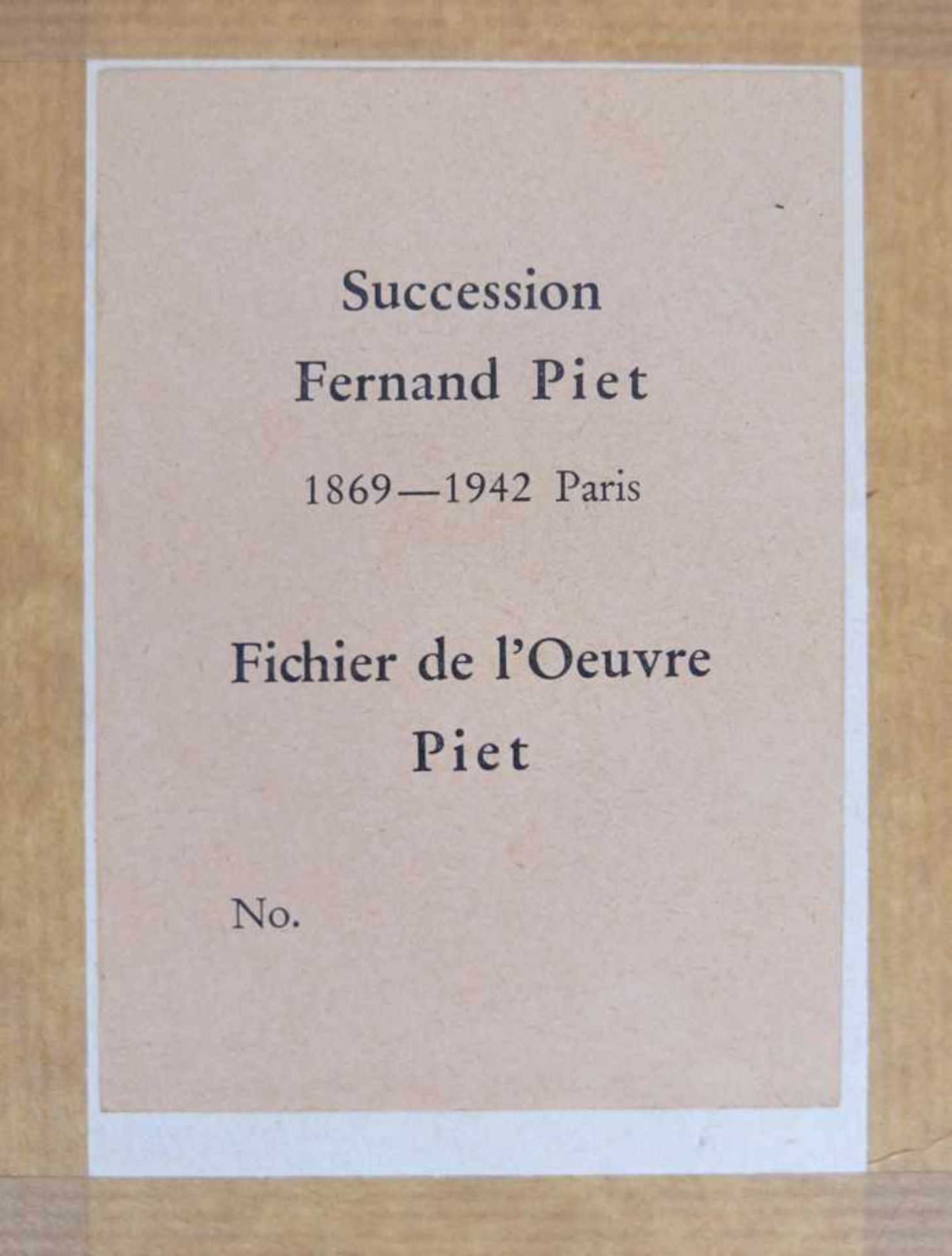 FERNAND, Piet (*1869 Paris †1942 ebd), Bleistift/ Papier, Skizze eines lesenden Jungen, links - Bild 2 aus 2