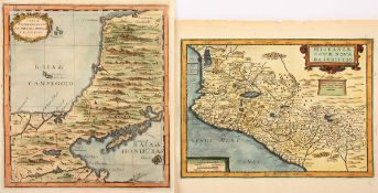 MITTELAMERIKA, Honduras/Costa Rica zwei Kupferstiche, koloriert, 25 x 21,5, nach Mercator, um 1763/
