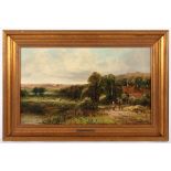 CARLTON, Ferderick (tätig 1895-1899), "Englische Landschaft", Öl/Lwd., 30,5 x 51, unten rechts
