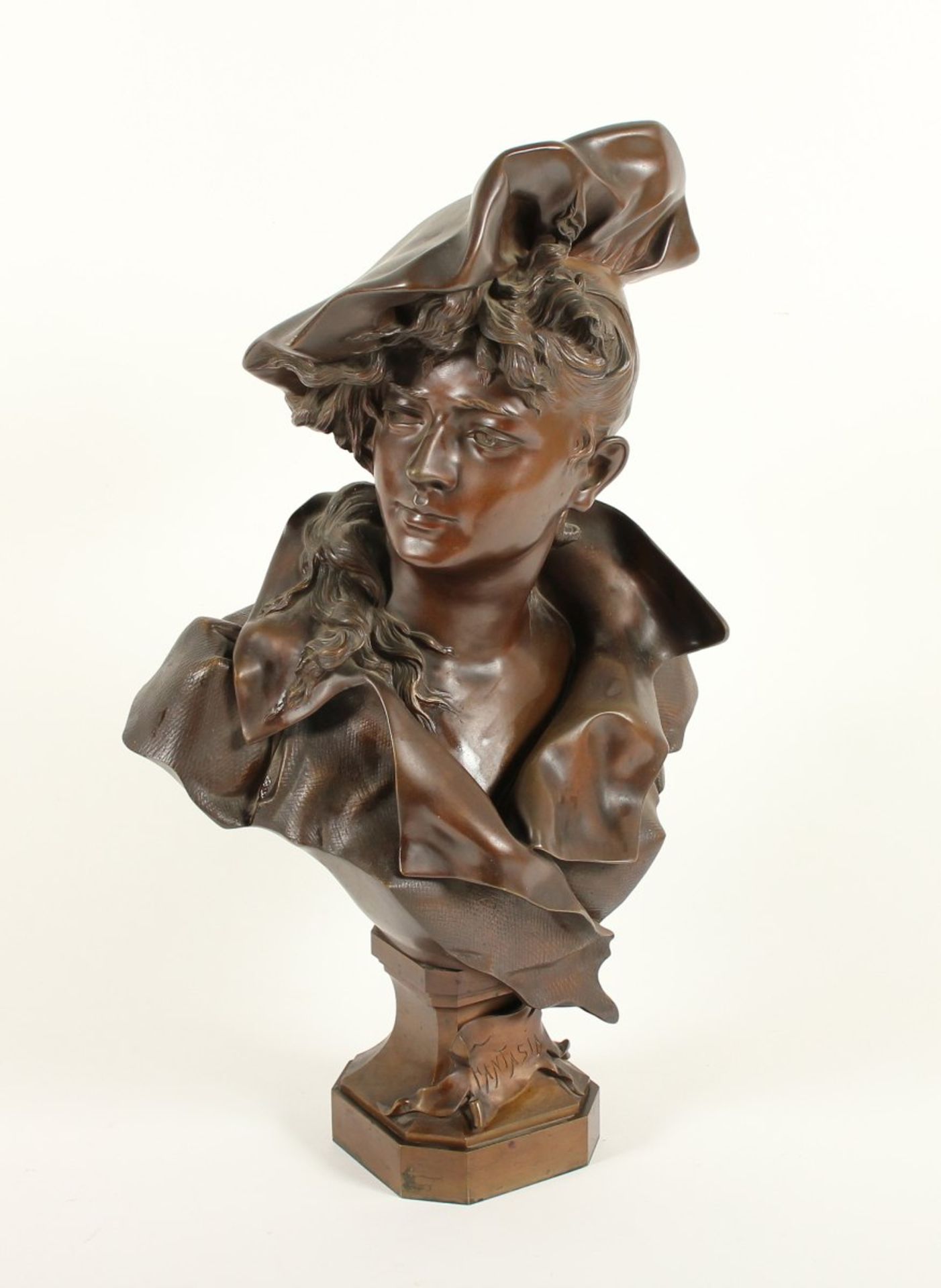 NELSON, Anton (tätig um 1880-1910), "Fantasia", Bronze, H 47