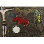 CHAGALL, Marc, "Imagination reine du monde", Farblithografie, 35 x 51, Galerie Maeght, Mourlot/