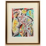 MASSON, André, "En enfer", Original-Farblithografie, 31 x 23,5, 1969, signiert, R.