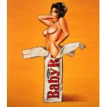 RAMOS, Mel, "Baby Ruth", Farboffset, 48 x 42, Edition New York, 2004, ungerahmt