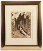 CHAGALL, Marc, "Granada", Original-Radierung, 33 x 24, 1962, einer der sehr seltenen Archiv-