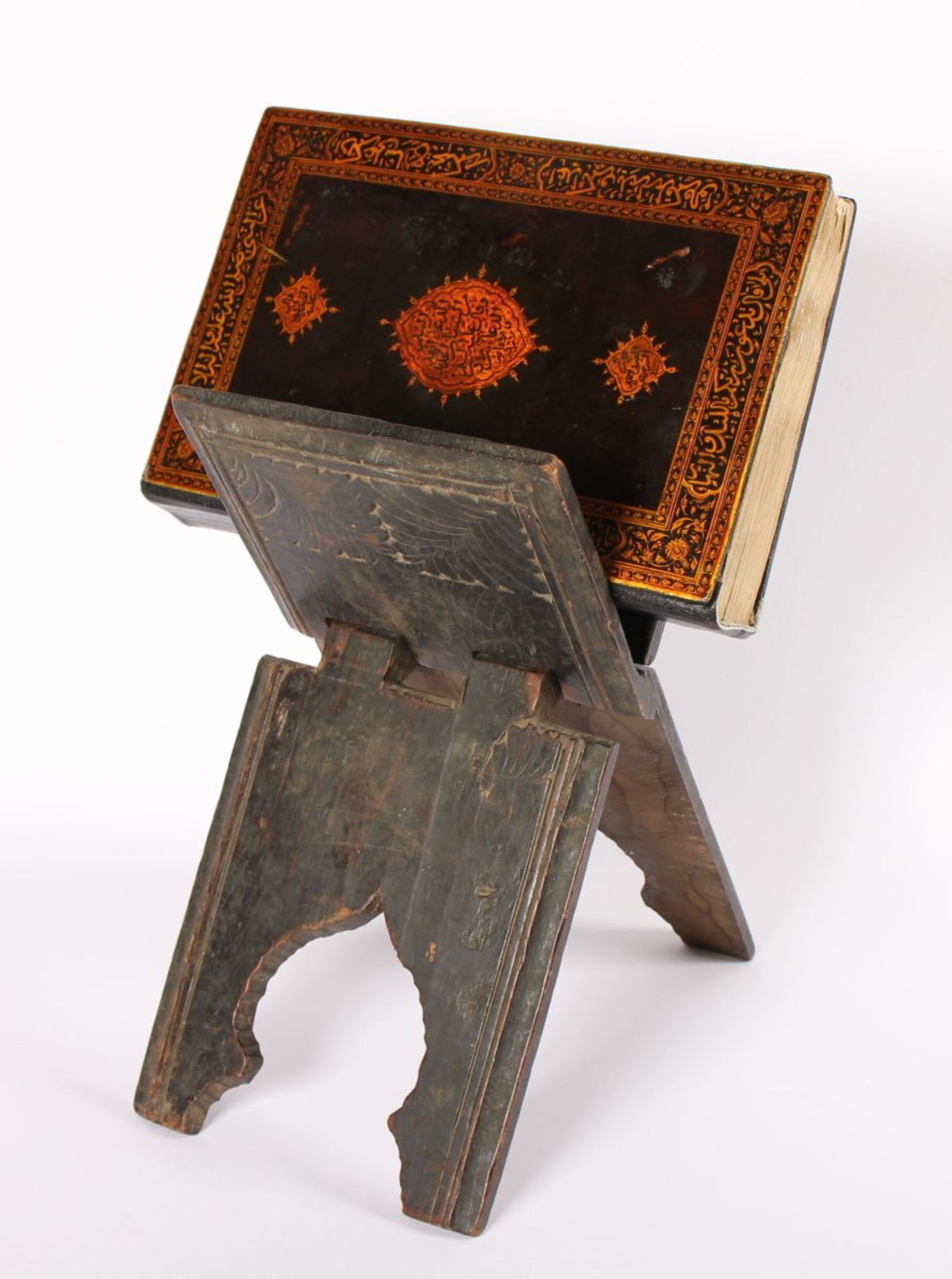 SELTENER KORAN, ca. 310 Jahre alt, fein verzierte Randbordüren, 29 x 18,5, Ahmad Al Nayrizi (1682- - Bild 9 aus 9
