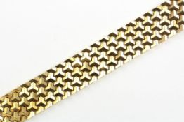 ARMBAND, 585/ooo Gelbgold, L 19, B 2,5, 48,3g