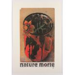 JANSSEN, Horst, "Nature morte", Plakat, Farboffset, 53 x 31, 1982, handsigniert, ungerahmt
