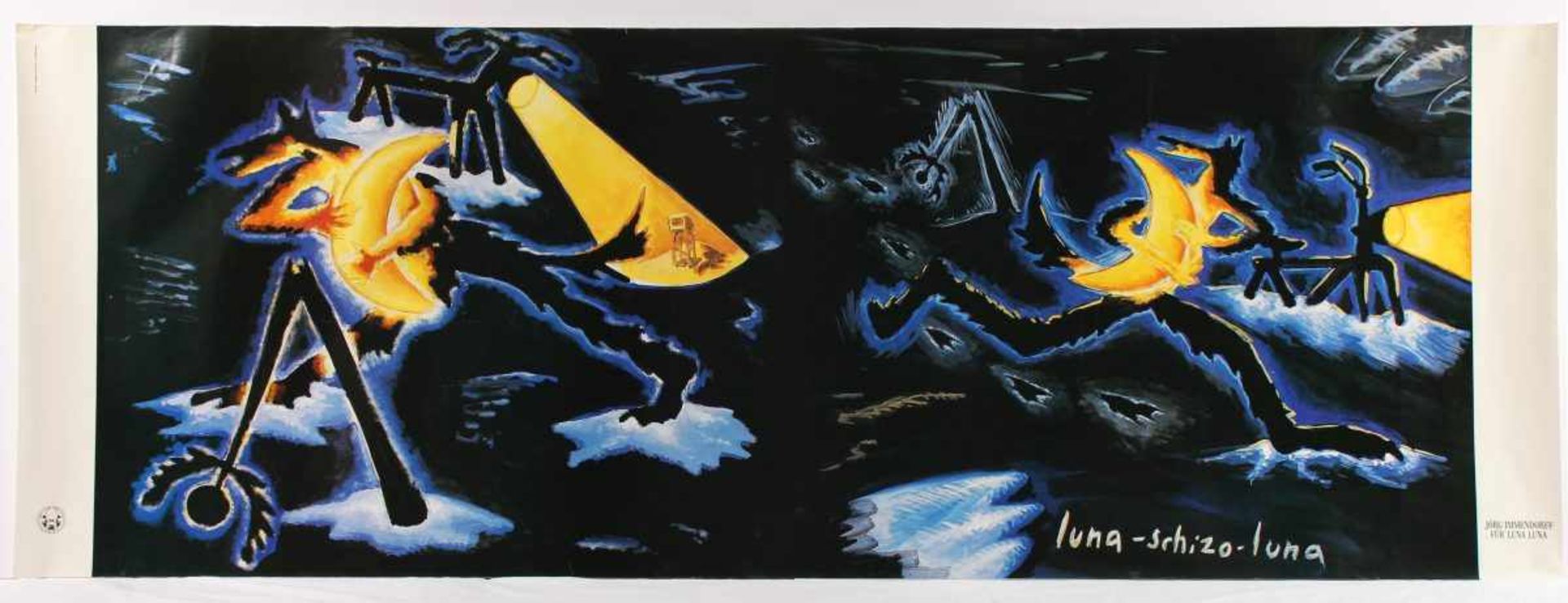 LICHTENSTEIN, Roy, Plakat "Yellow and green brushstrokes", Offset, 79 x 140, Universal Prints - Bild 2 aus 2