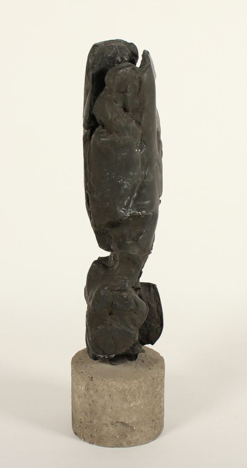 PETERS, Herbert (*1925), "Screwed I", Bronze, H 57,5, 1964, nummeriert 2/5, Steinsockel, erworben - Bild 2 aus 3