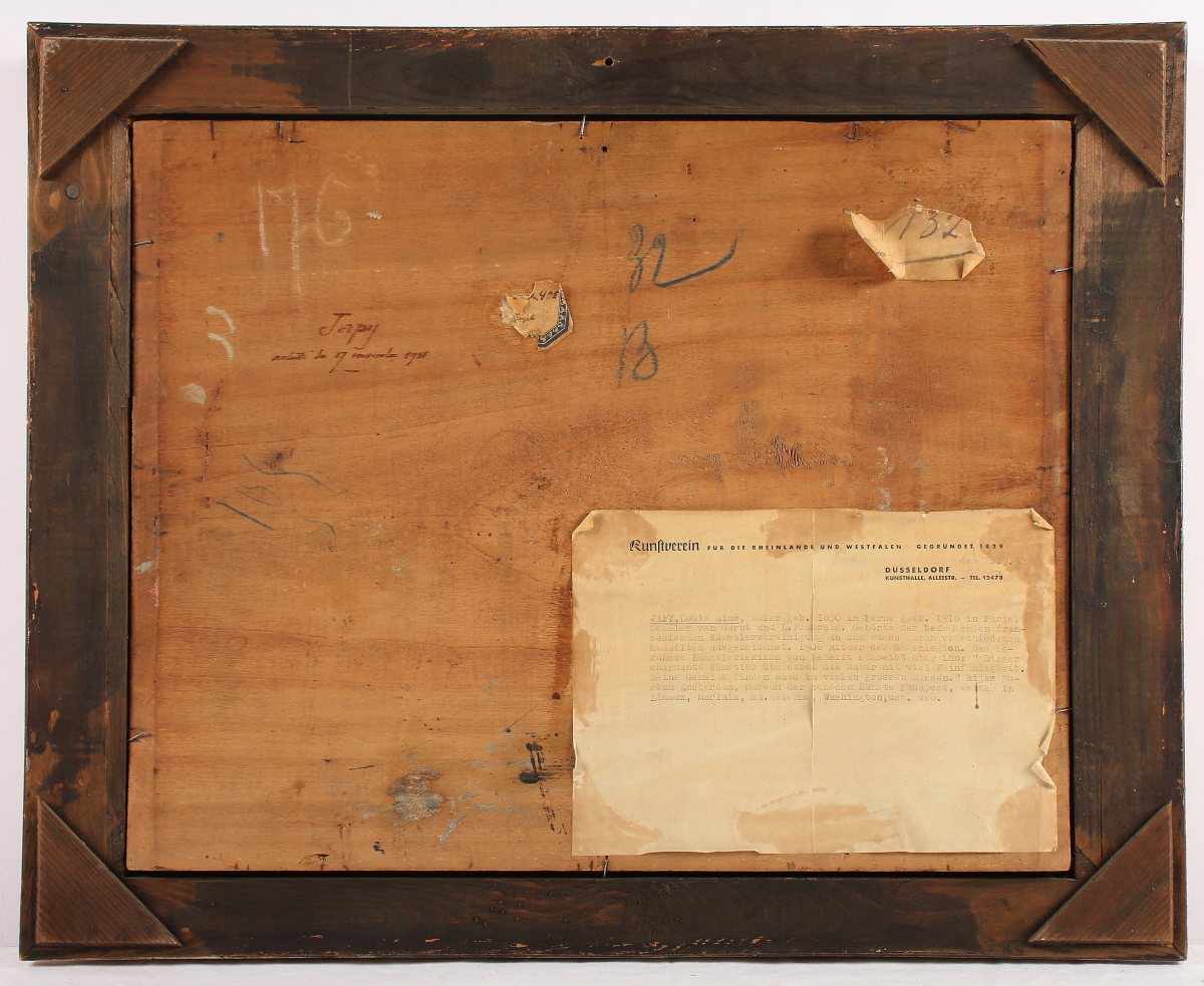 JAPY, Louis Aimé (1850-1916), "Landschaft mit Rindern", Öl/Holz, 32,5 x 41, unten rechts signiert, - Image 5 of 5